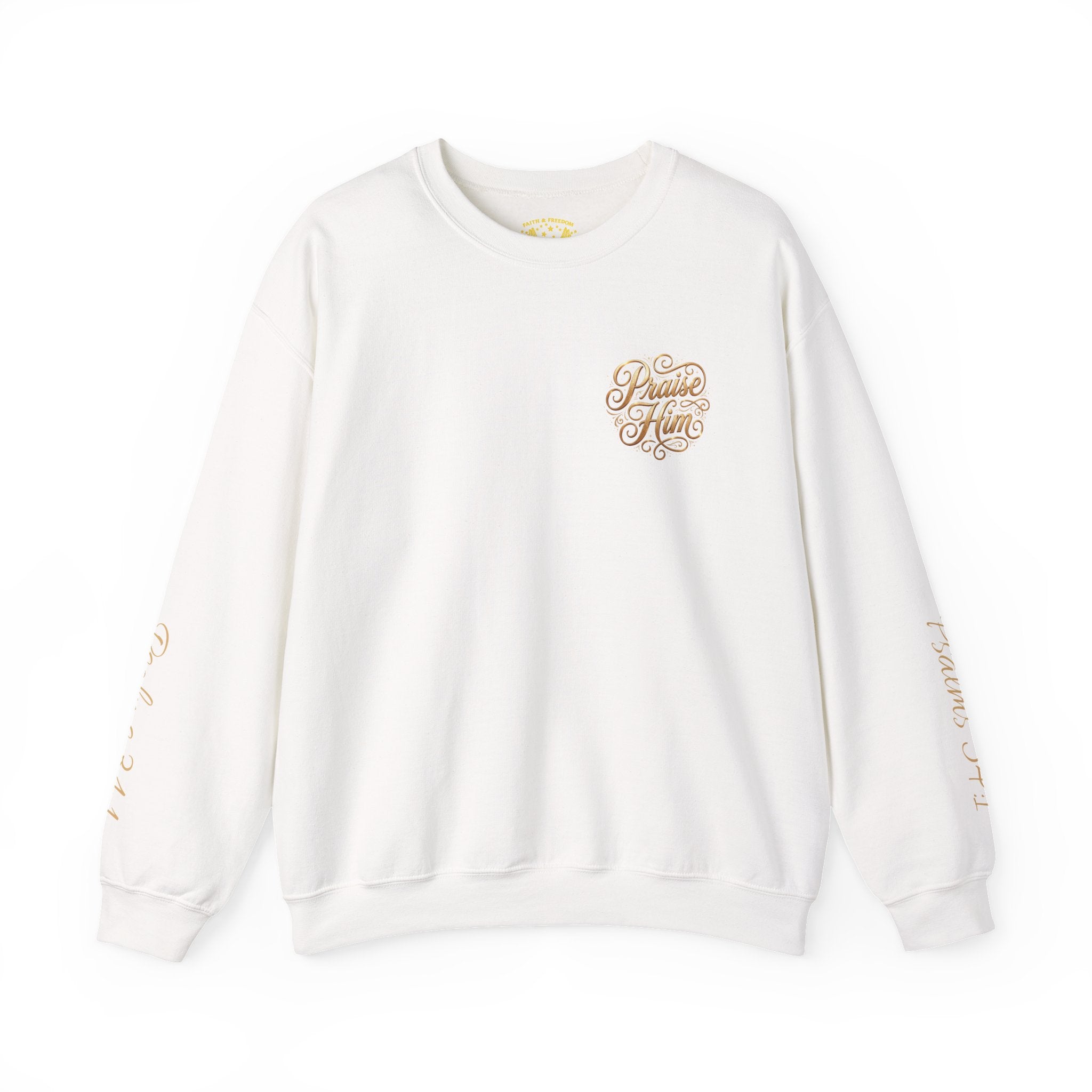 Praise Psalm 150 Sweatshirt | Christian Faith Crewneck Pullover | Inspirational Worship Apparel