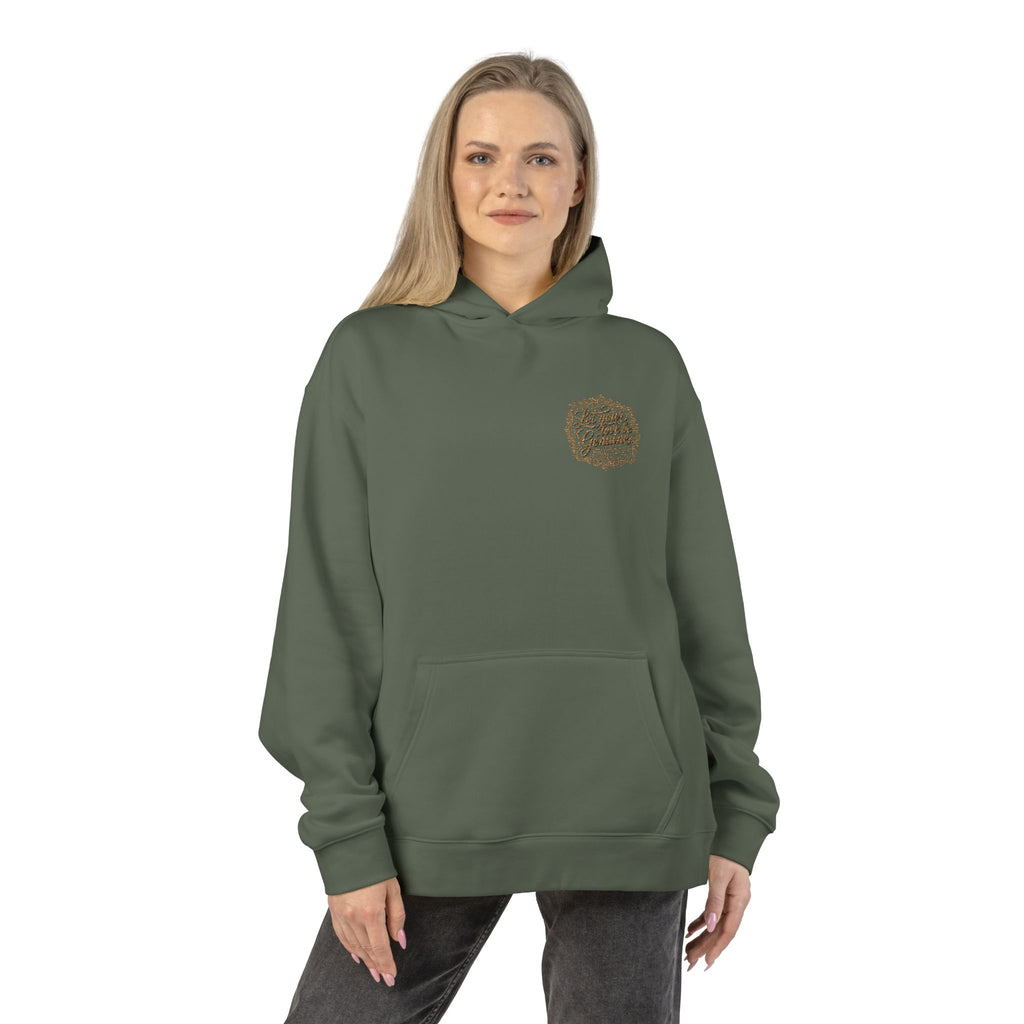 “Let Your Love Be Genuine” Hoodie – Romans 12:9 Christian Pullover | Faith & Freedom Creations