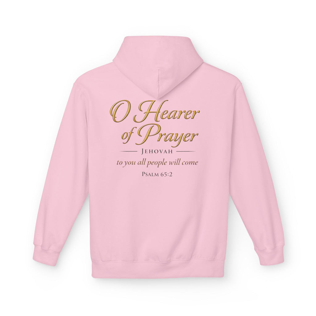 Prayer Hoodie – “O Hearer of Prayer” Psalm 65:2 Christian Pullover | Faith & Freedom Creations