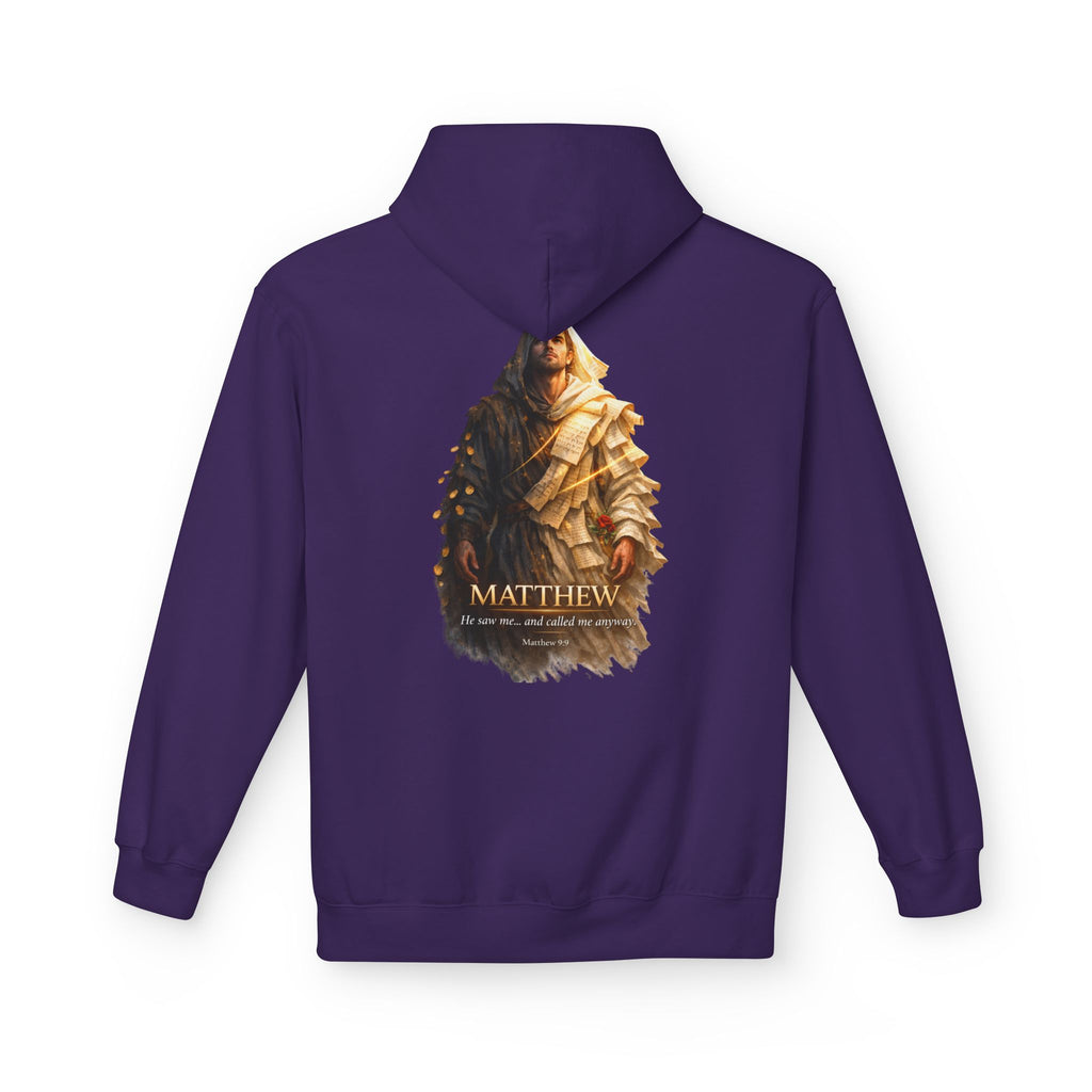 Matthew Gospel Hoodie | Inspirational Christian Faith Hoodie | Scripture Inspired Pullover