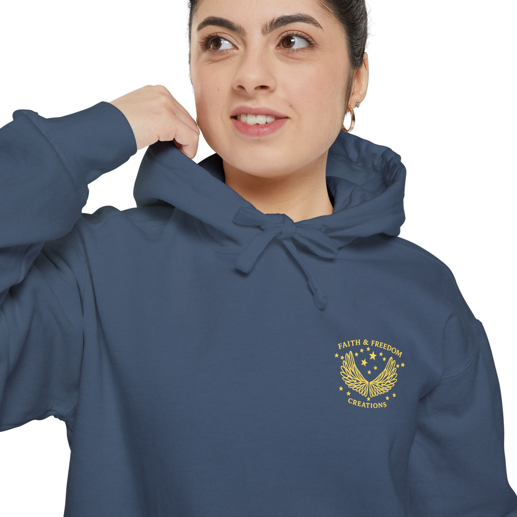 Manna Catering Co. – Hoodie | “Manna Review” Vintage Graphic – Five-Star Faith Series