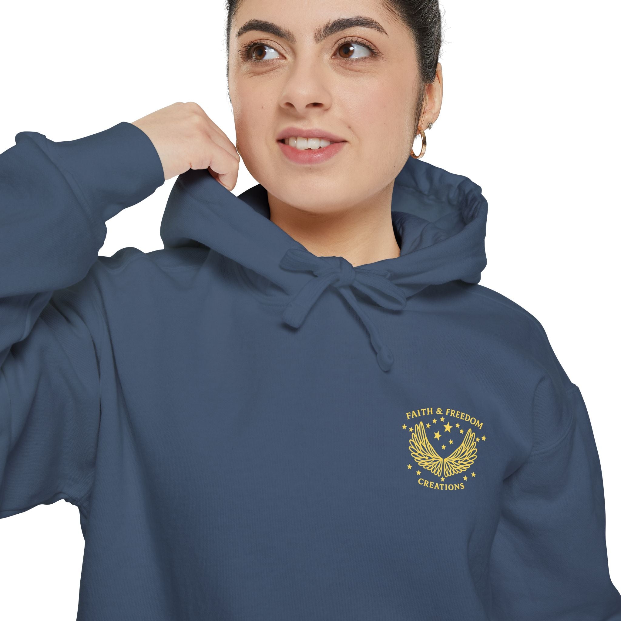 Manna Catering Co. – Hoodie | “Manna Review” Vintage Graphic – Five-Star Faith Series