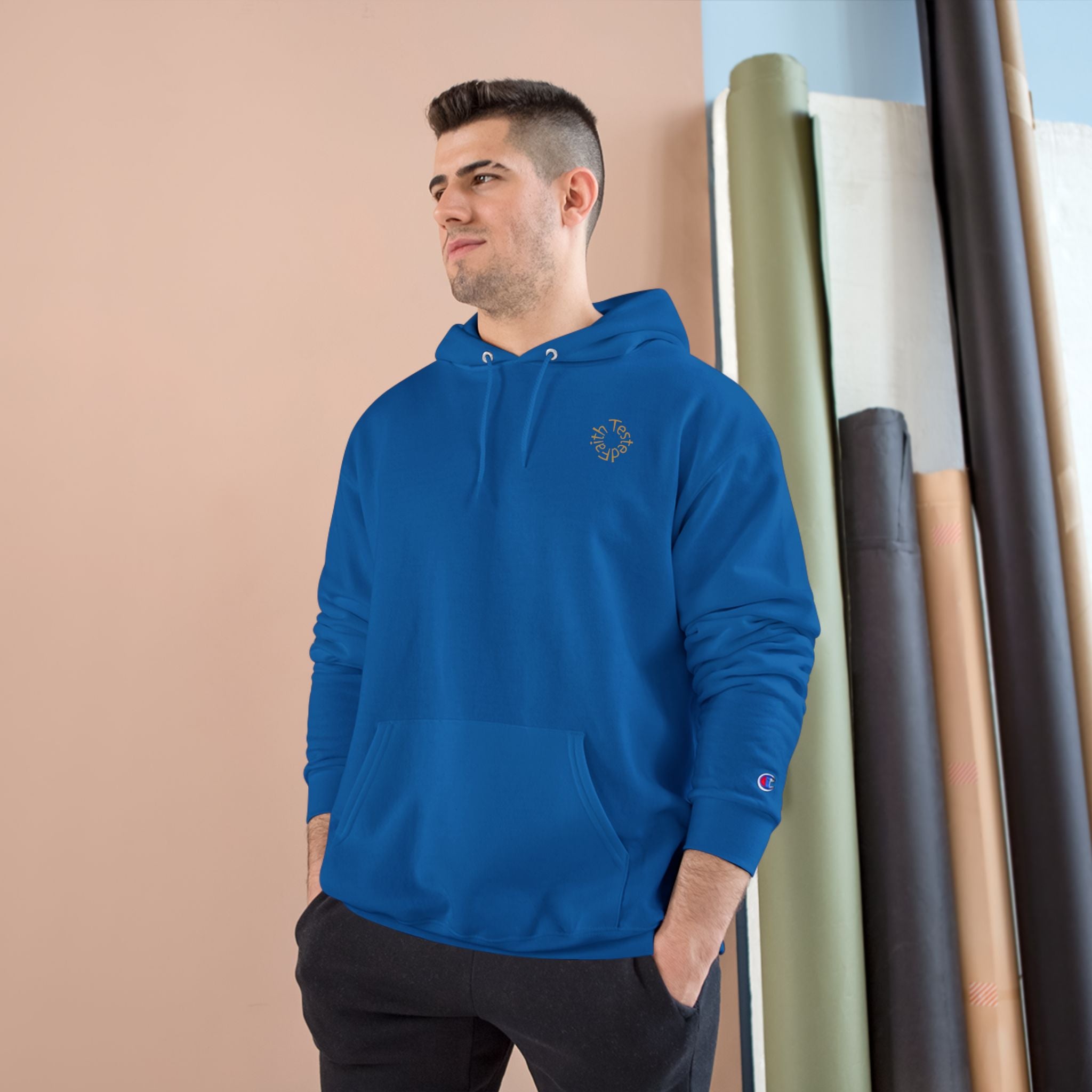 Fiery Furnace Angelic Light Hoodie — Champion Graphic Pullover