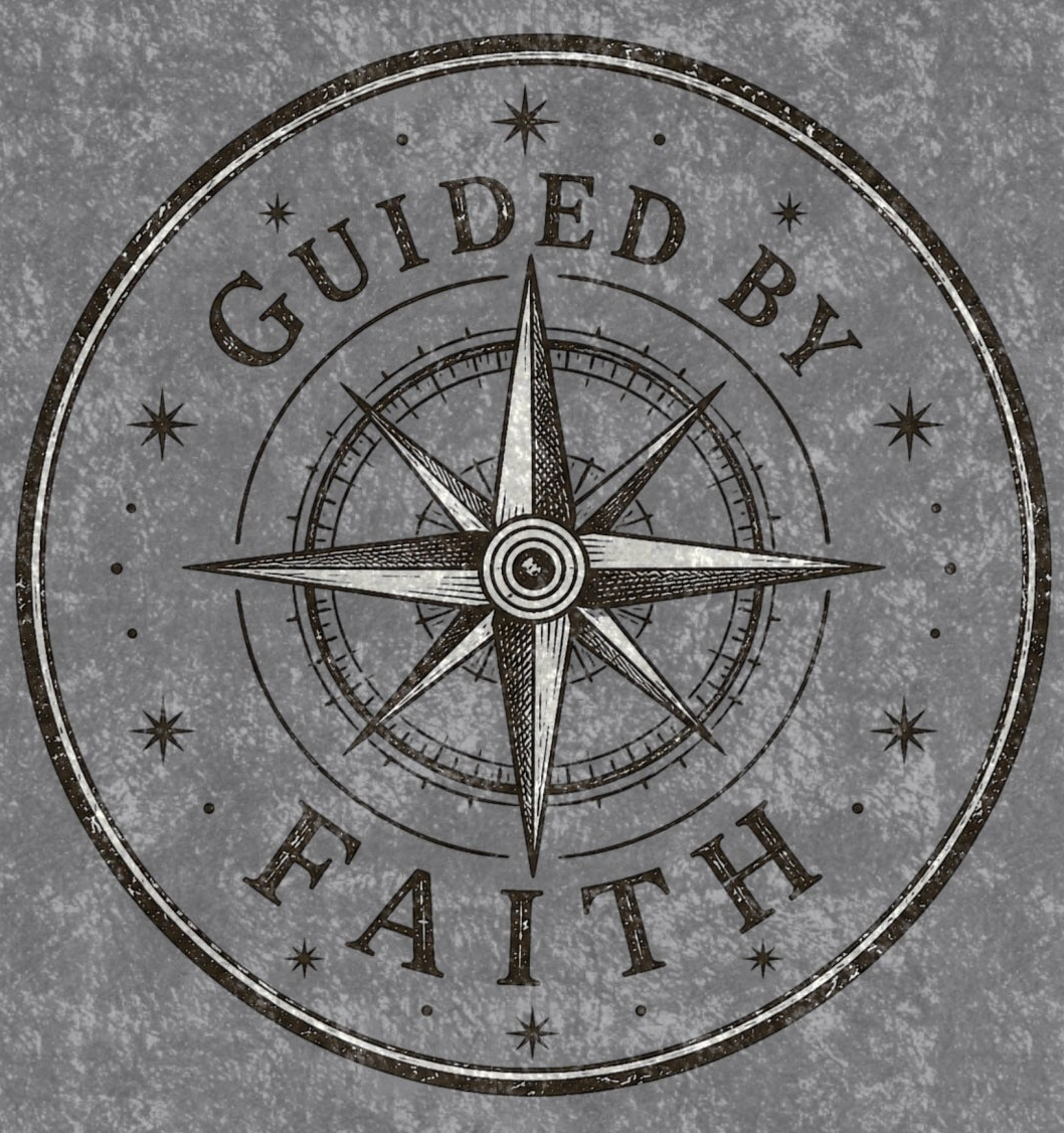 Guided by Faith Crushed Velvet Blanket | Christian Plush Throw | Luxurious Inspirational Faith Blanket