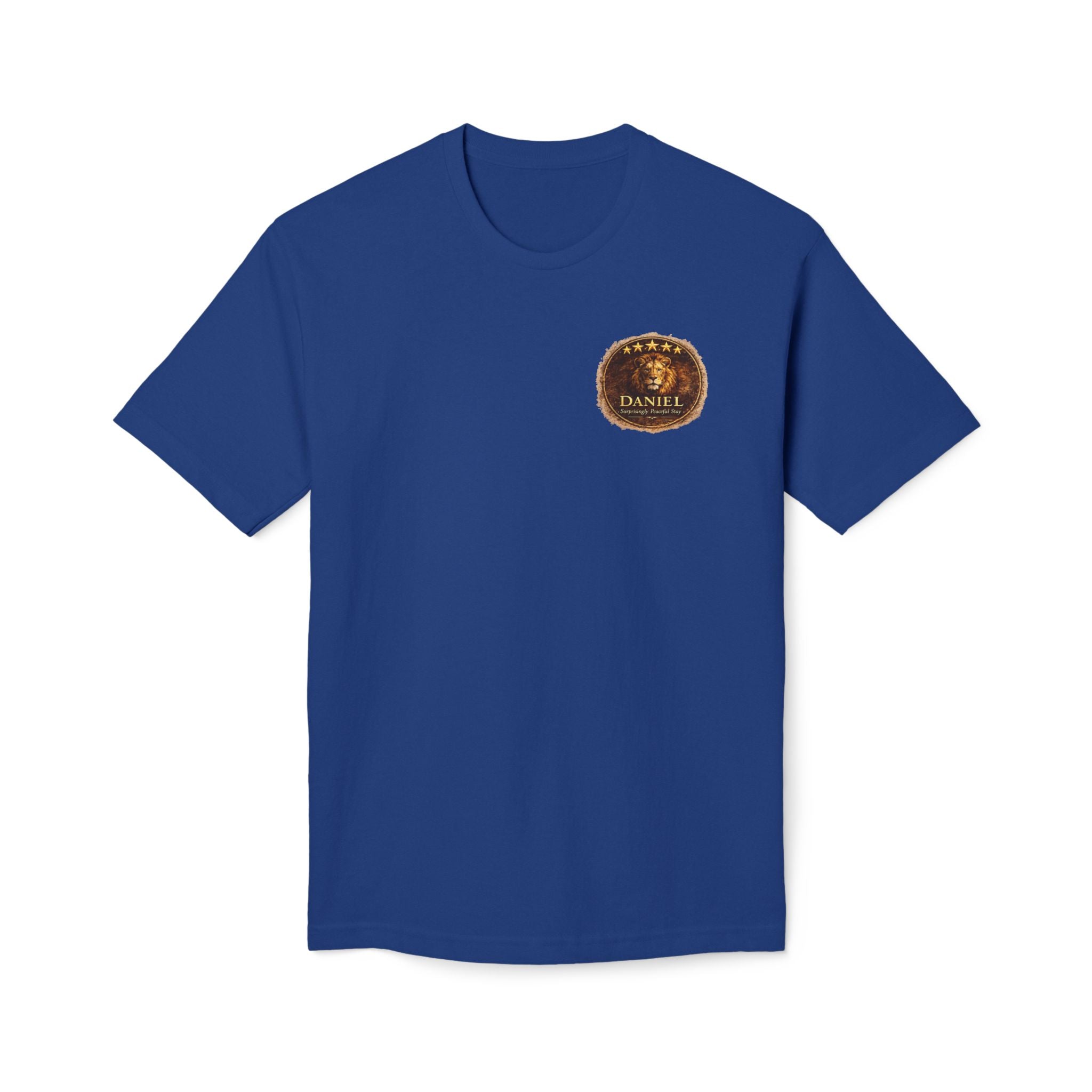 Daniel's Lion Den Stay T-Shirt | Five-Star Faith Series Christian Shirt | Faith Freedom Creations