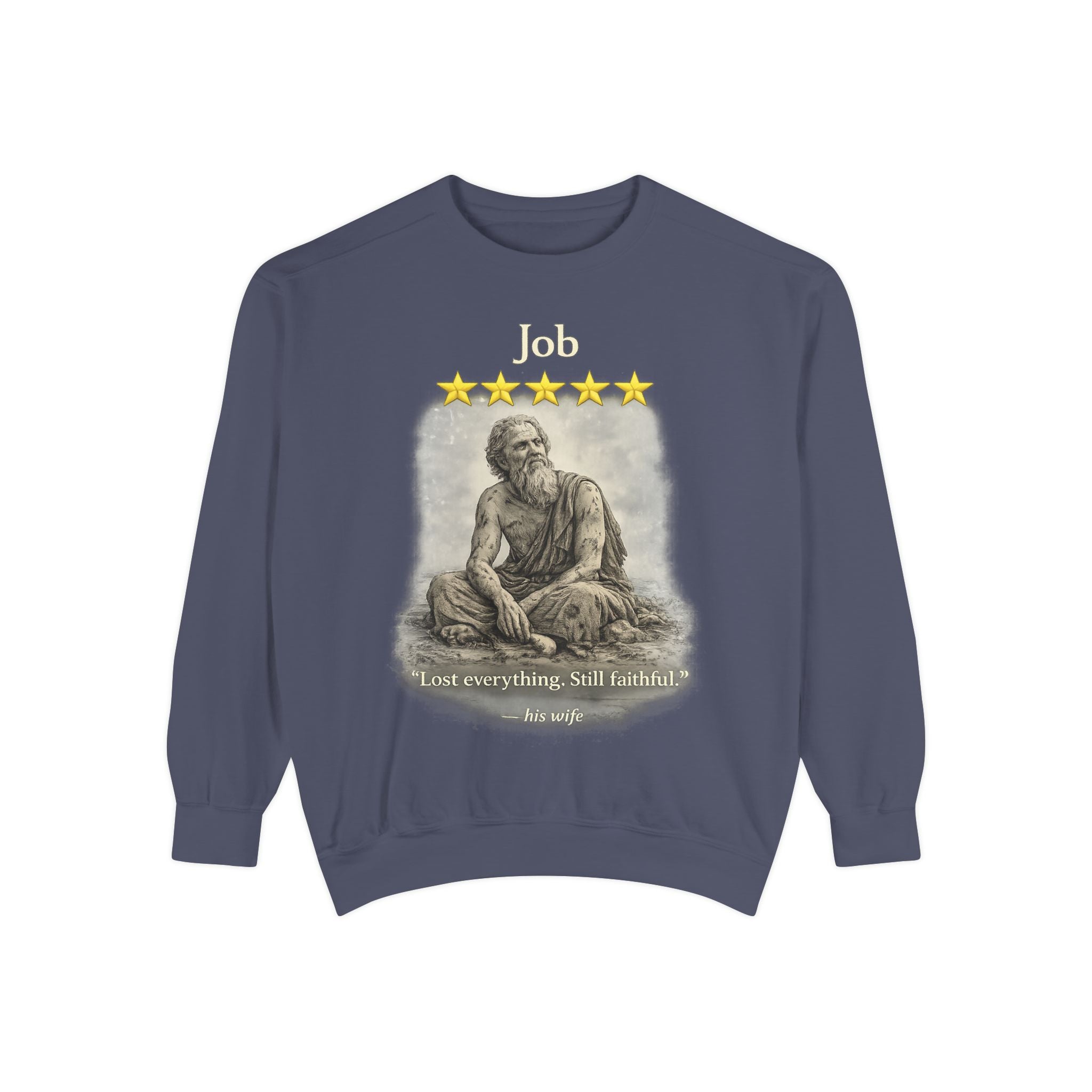 Faithful Through It All Sweatshirt — "I Lost Everything, Still Faithful" Christian Pullover-⭐ Five-Star Faith Series⭐