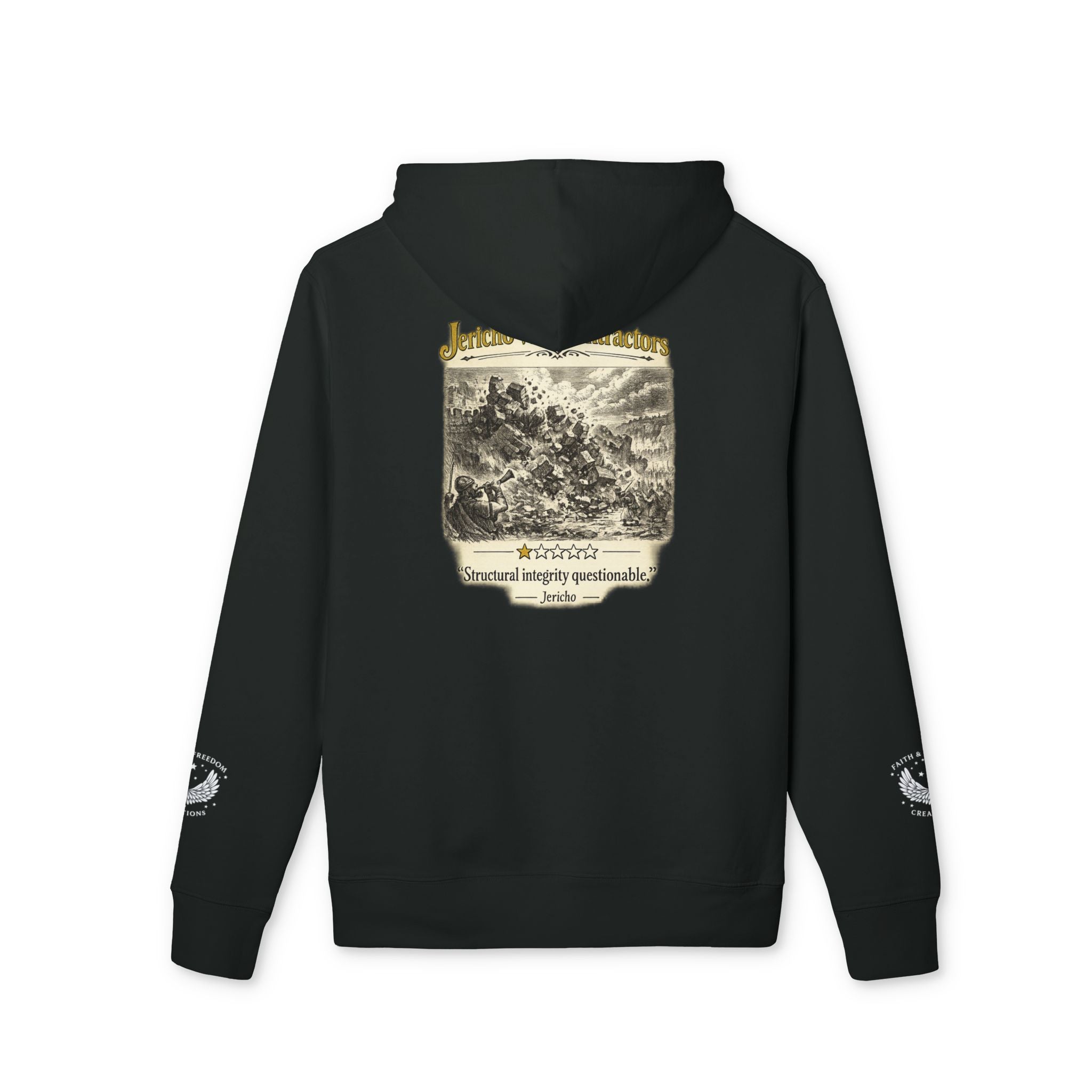 Vintage Mountain Graphic Hoodie — Jacob's Review "Sincere Integrity Questionable" Crew