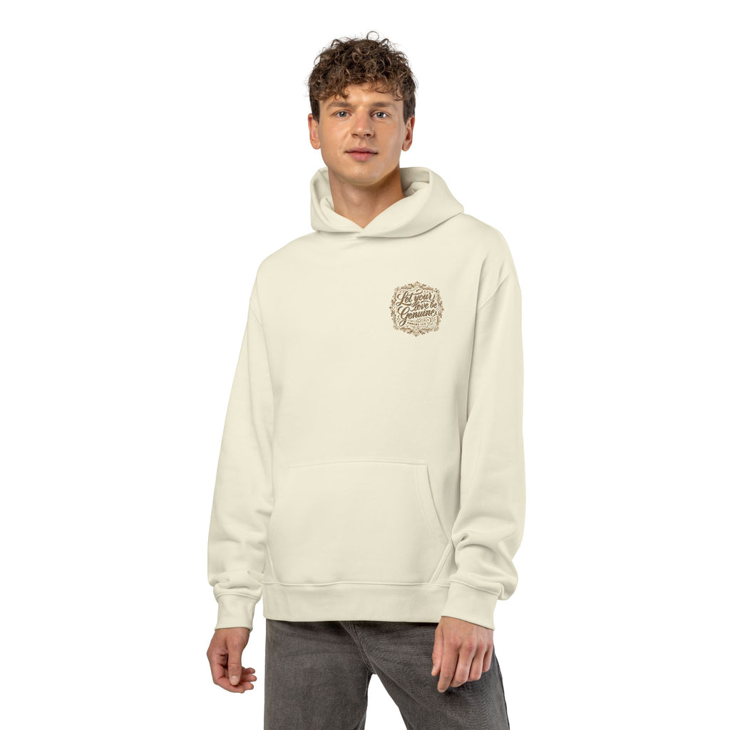 “Let Your Love Be Genuine” Hoodie – Romans 12:9 Christian Pullover | Faith & Freedom Creations