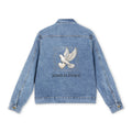 Denim Jacket — "Jesus Is Peace" Dove Back Graphic Jacket