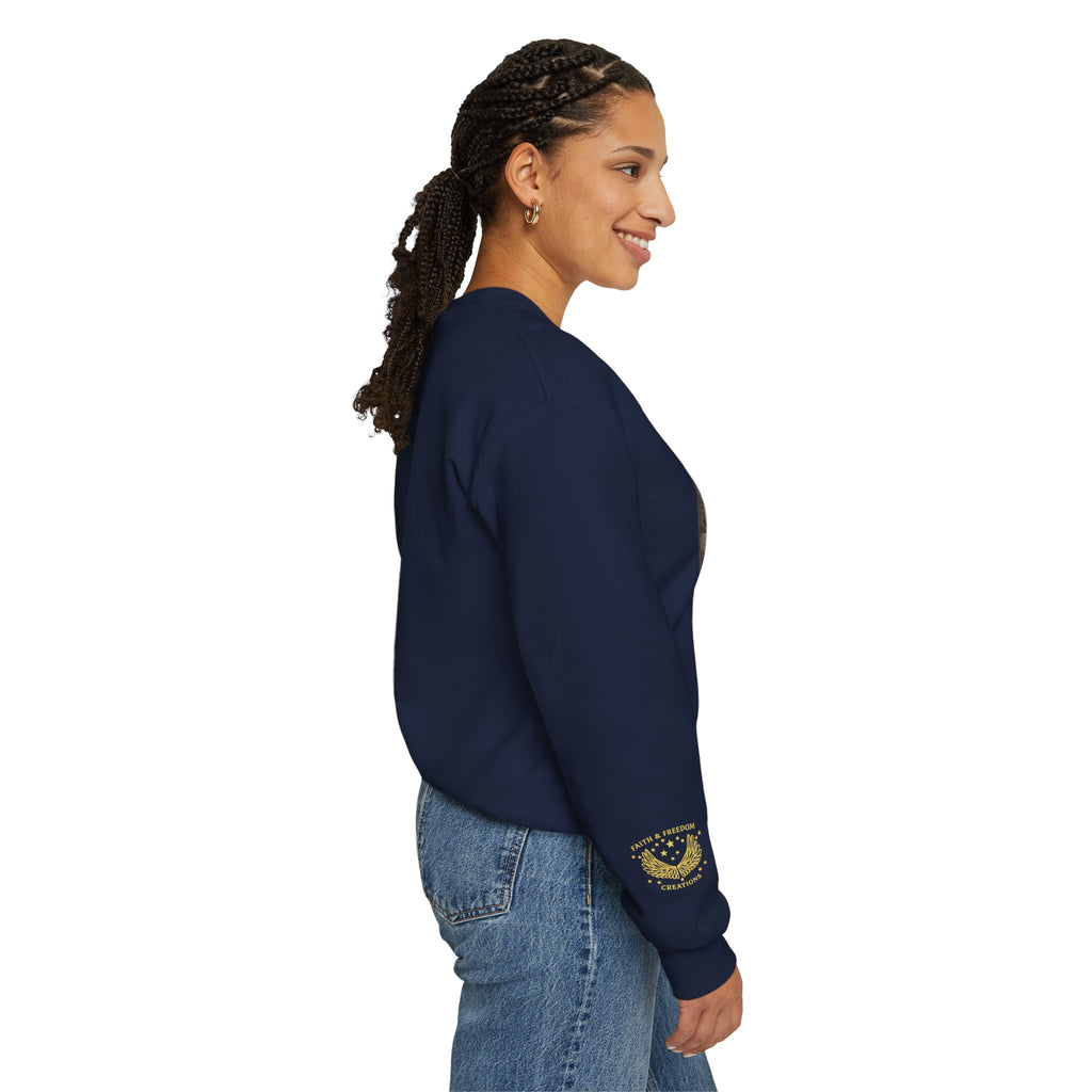 Noah – Crewneck Sweatshirt | “Ark Cruise Liner” Vintage Illustration – Five-Star Faith Series