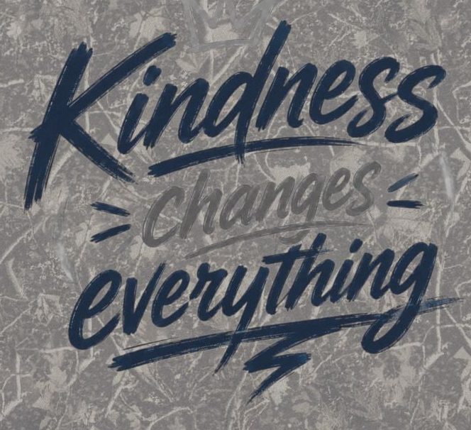 Kindness Changes Everything Hoodie – Heart Hands Graphic Inspirational Pullover