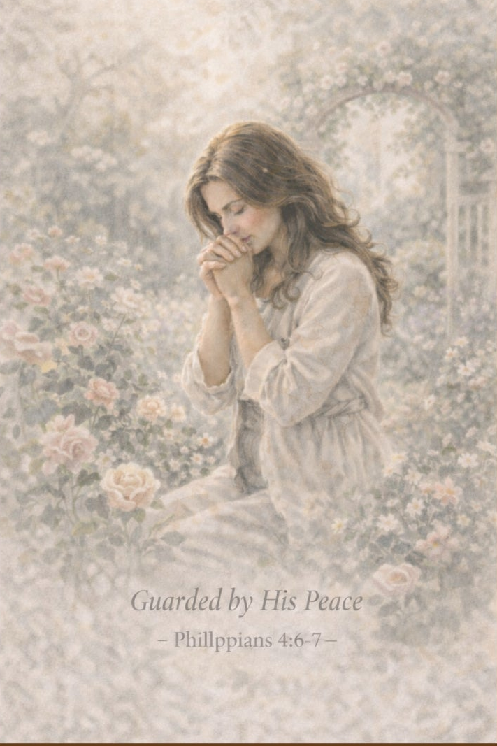 Guarded by His Peace – Jewelry Box | Vintage Prayer Girl