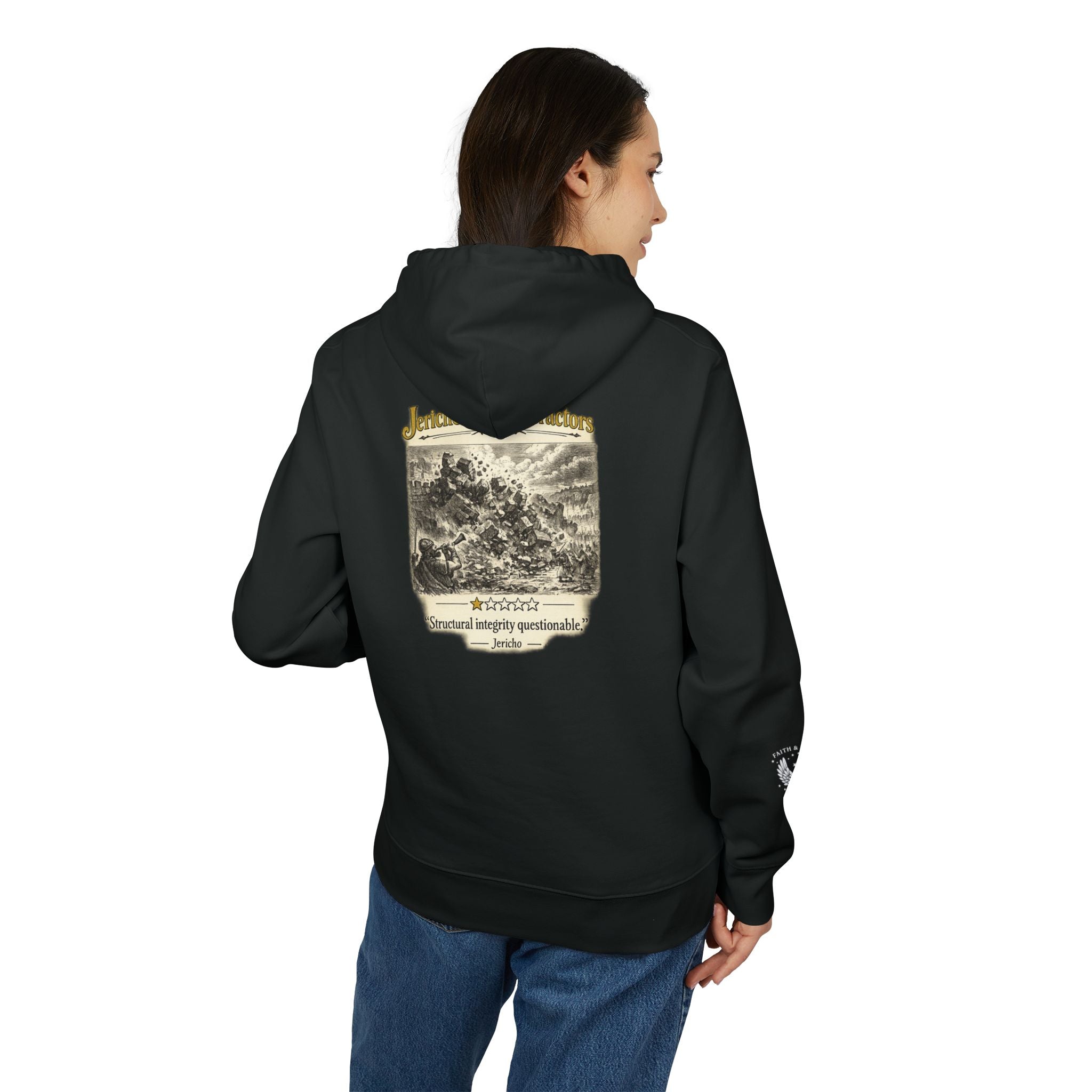 Vintage Mountain Graphic Hoodie — Jacob's Review "Sincere Integrity Questionable" Crew