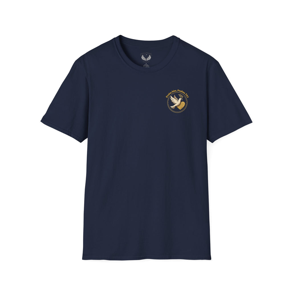 Dove of Peace Pocket T-Shirt | Pray Love Remember Christian Tee | Faith Freedom Creations