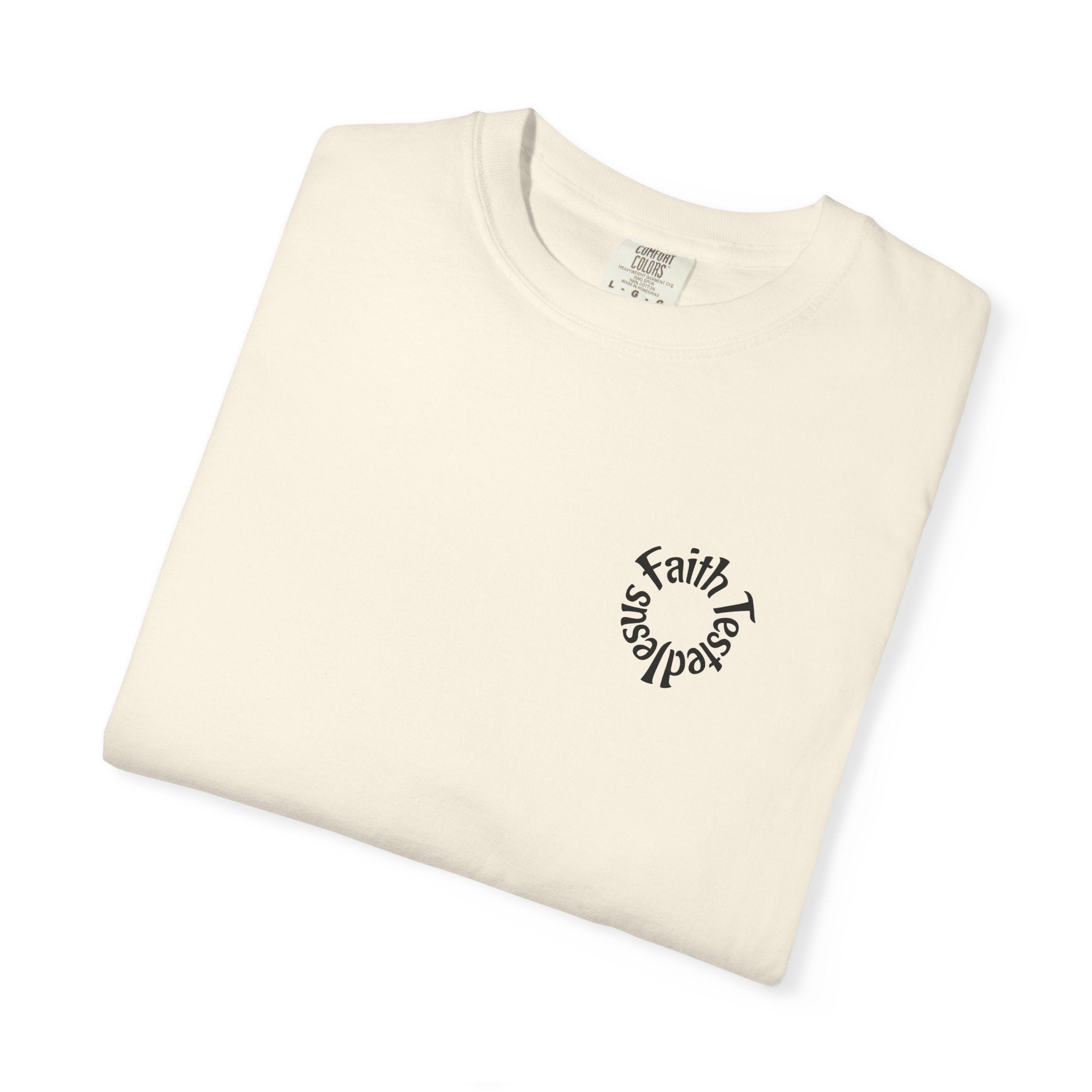 Jesus Loves You Personalized Faith T-Shirt — Custom Back Christian Graphic Tee