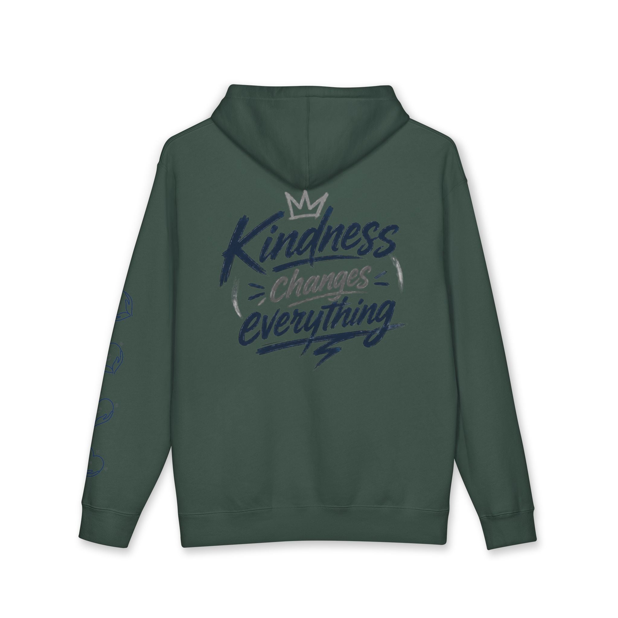Kindness Changes Everything Hoodie – Heart Hands Graphic Inspirational Pullover