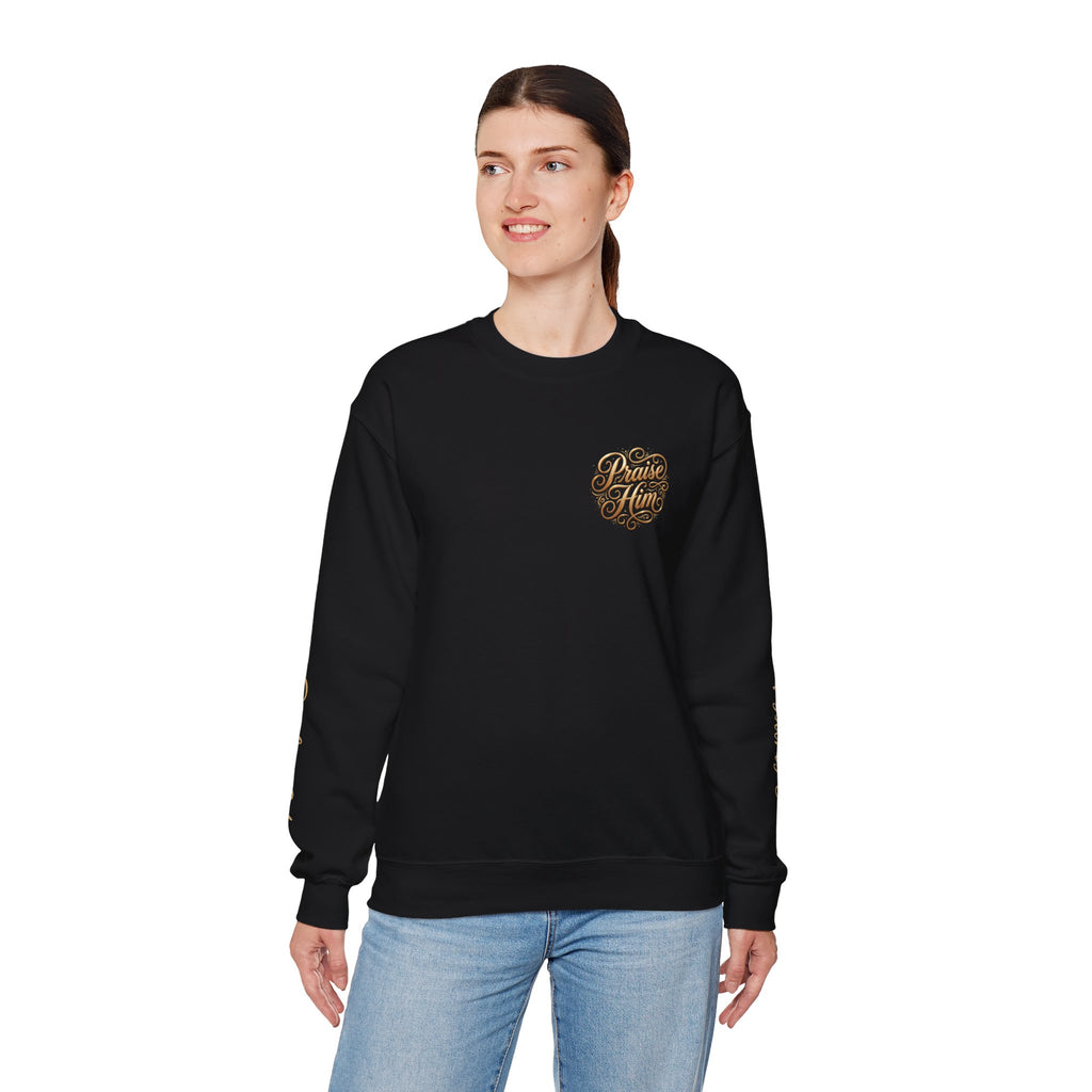 Praise Psalm 150 Sweatshirt | Christian Faith Crewneck Pullover | Inspirational Worship Apparel