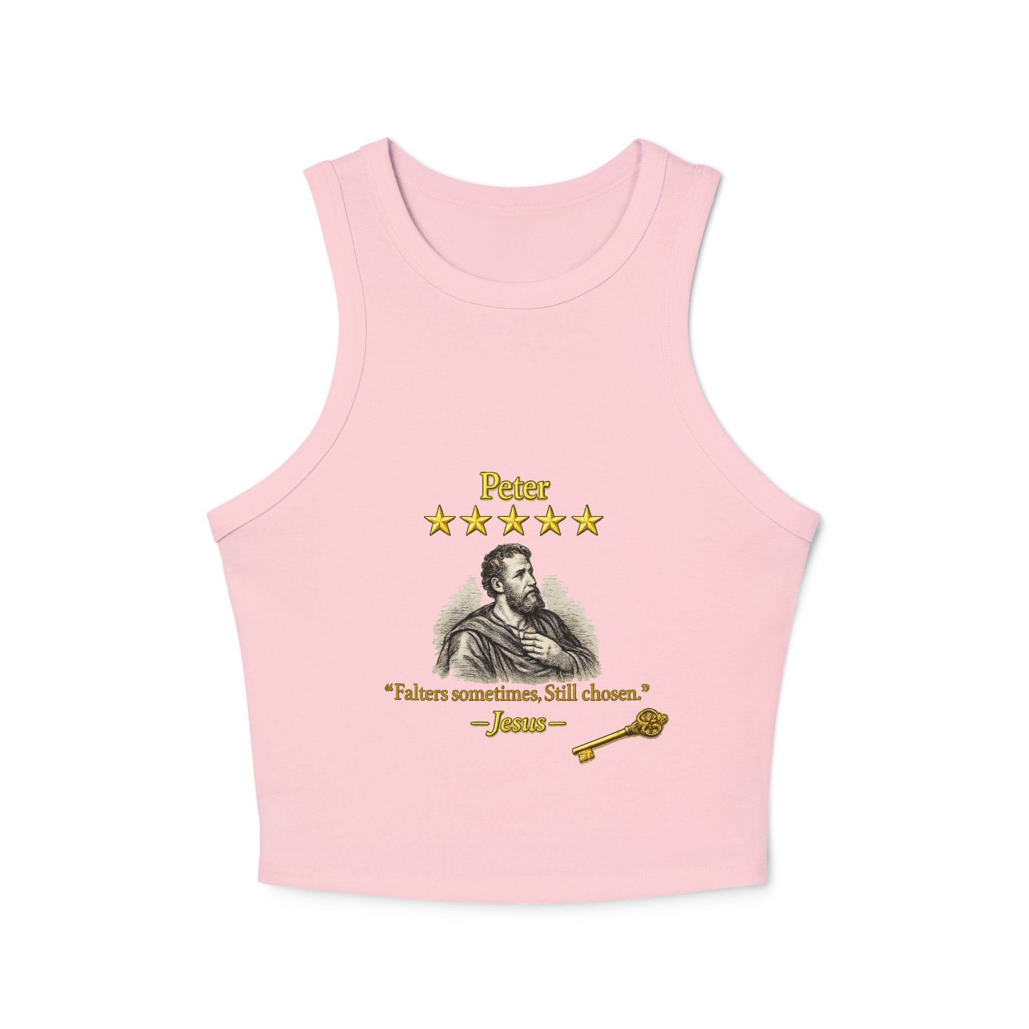 Saint "Loving Review by Jesus of Peter" 5-Star Racer Tank
