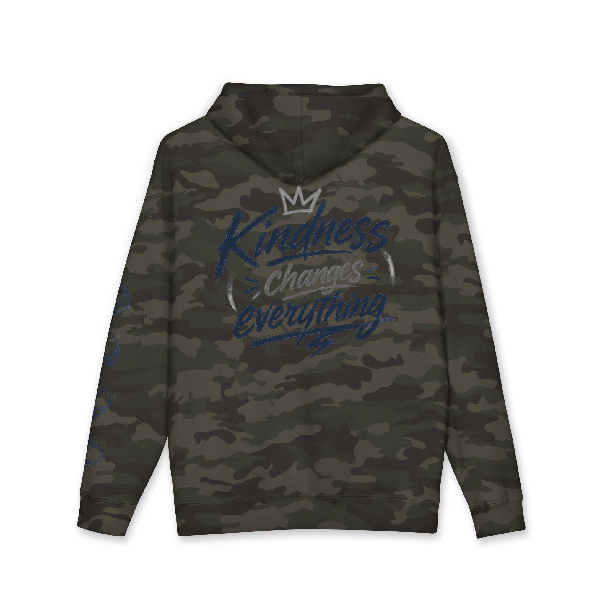 Kindness Changes Everything Hoodie – Heart Hands Graphic Inspirational Pullover