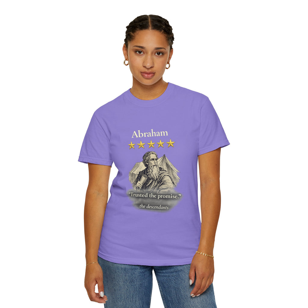 Abraham – Vintage T-Shirt | “I Trusted the Promise” Graphic – Five-Star Faith Series