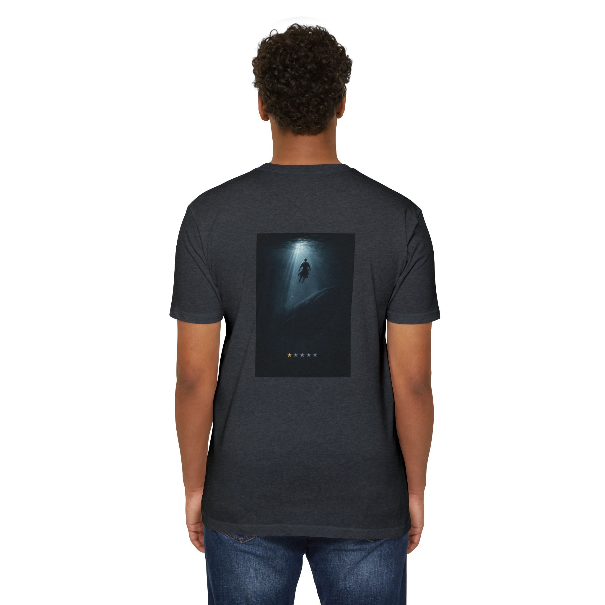 Jonah – Back Print T-Shirt | Atmospheric Deep Sea Graphic – Five-Star Faith Series