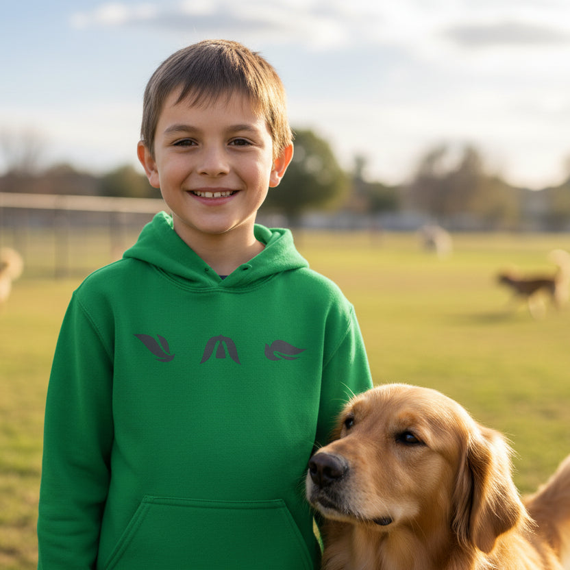 Youth “The Lord is My Light & Salvation” Hoodie – Psalm 27 Christian Kids Sweatshirt