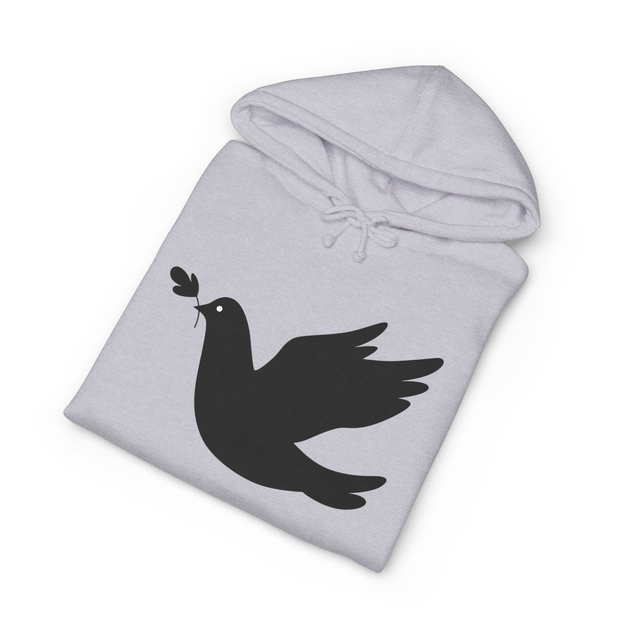 Psalm 27:1 Dove Hoodie – “The Lord is My Light & Salvation” Christian Sweatshirt | Faith Scripture Hoodie
