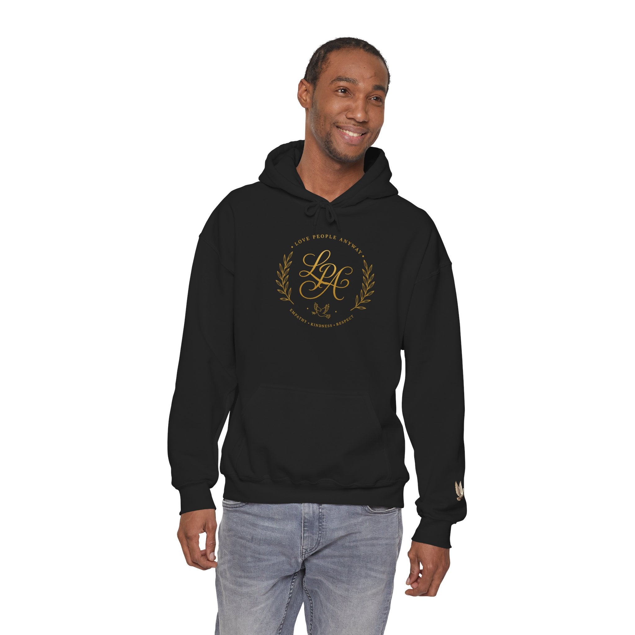 Love People Anyway Hoodie | Inspirational Christian Hooded Sweatshirt | Faith Freedom Creations