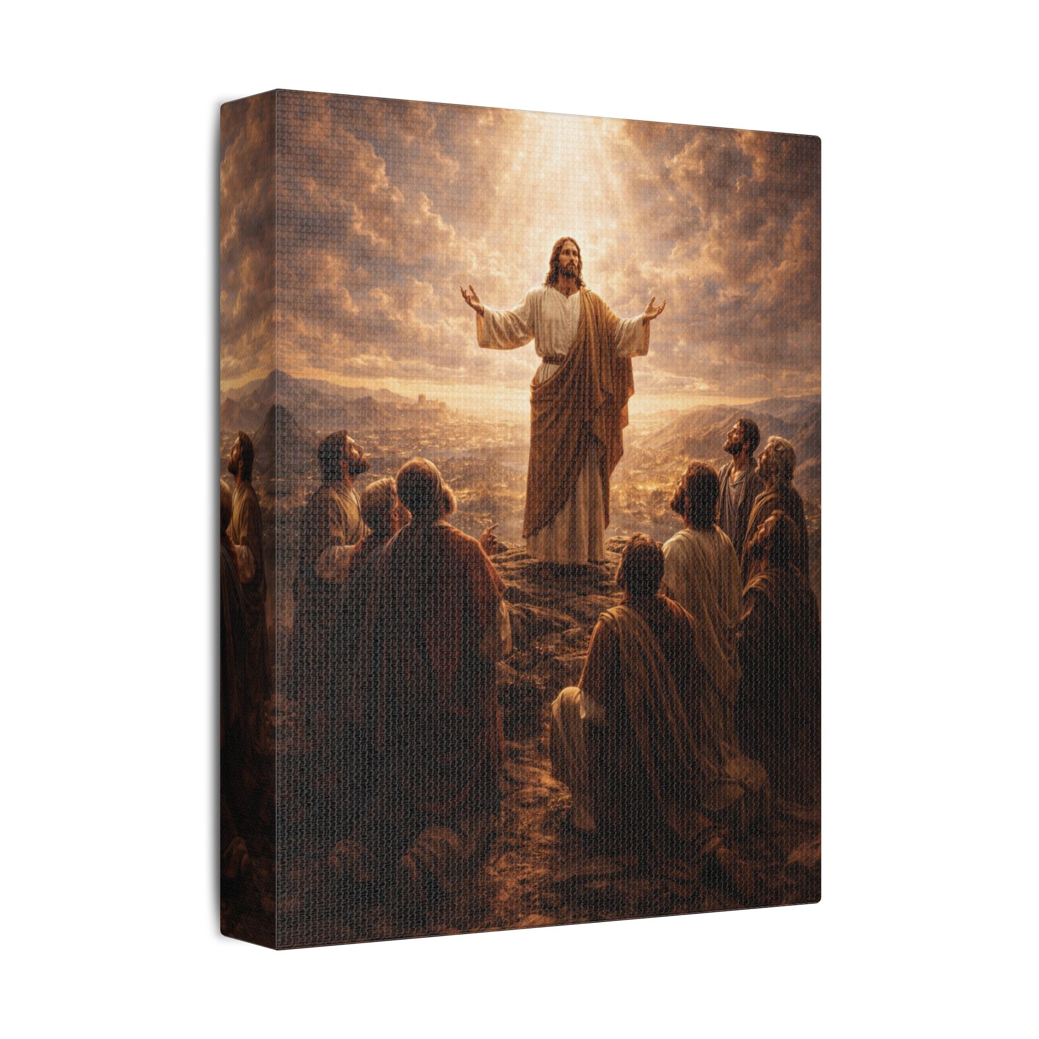 The Sermon – Religious Christ Wall Art Canvas Print