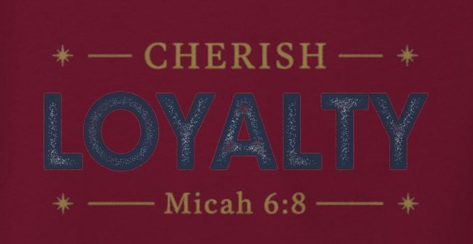 Cherish Loyalty – Women’s Racerback Tank | Inspirational Faith Graphic