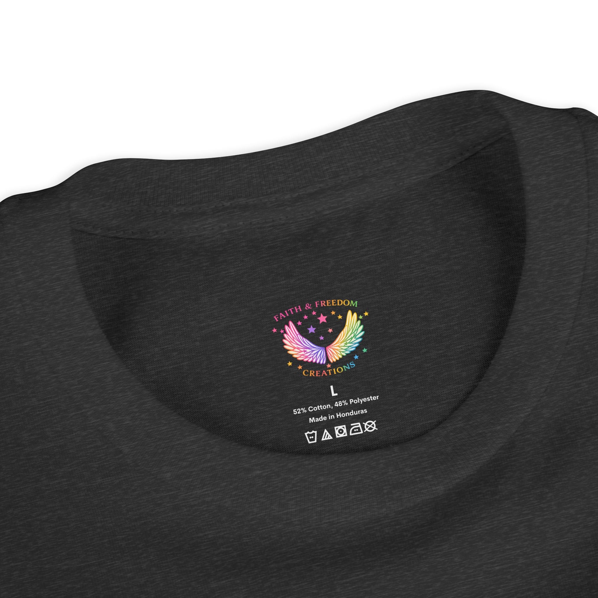 Youth Jesus Floral Script T-Shirt – Butterfly Christian Kids Tee | Faith Youth Shirt