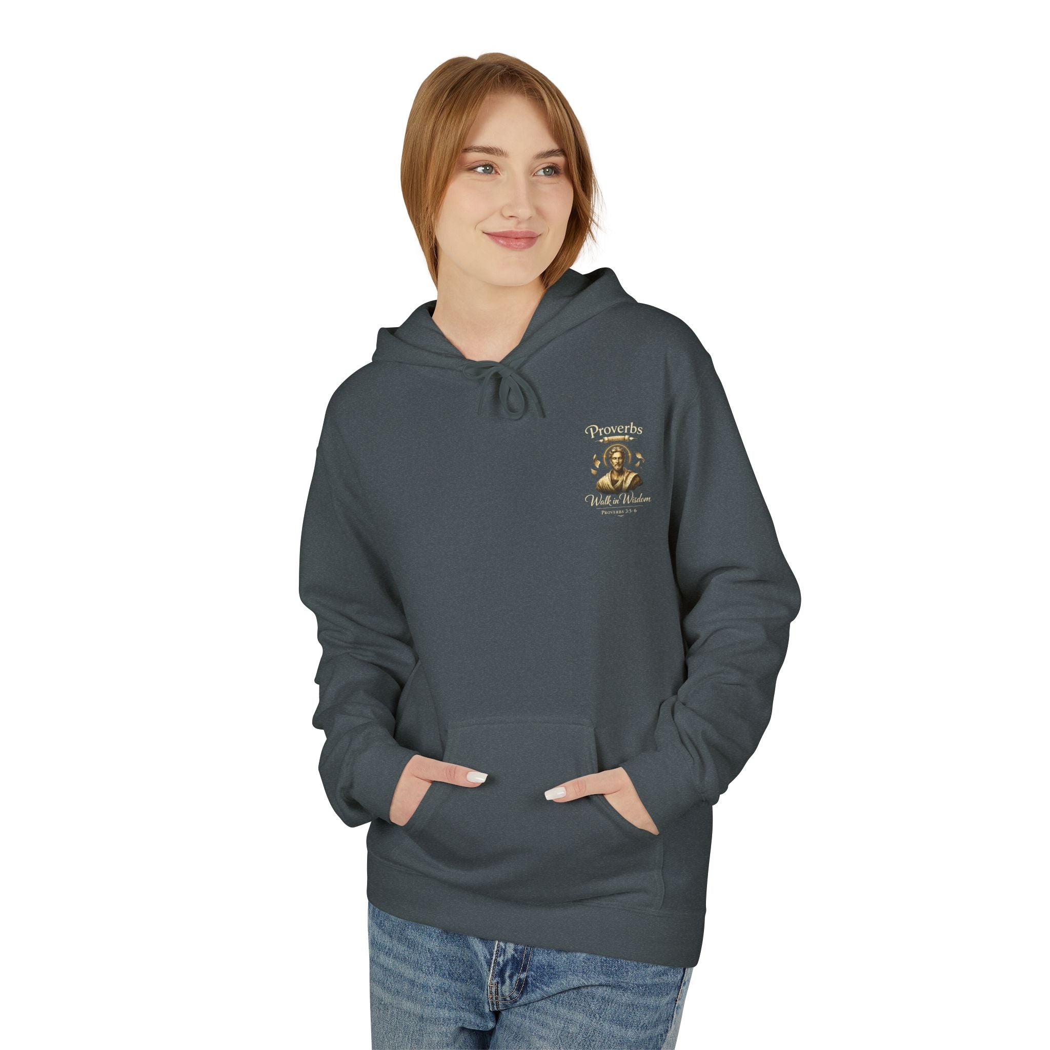 Proverbs “Trust in the Lord” Hoodie – Christian Scripture Pullover | Proverbs 3:5 Faith Sweatshirt