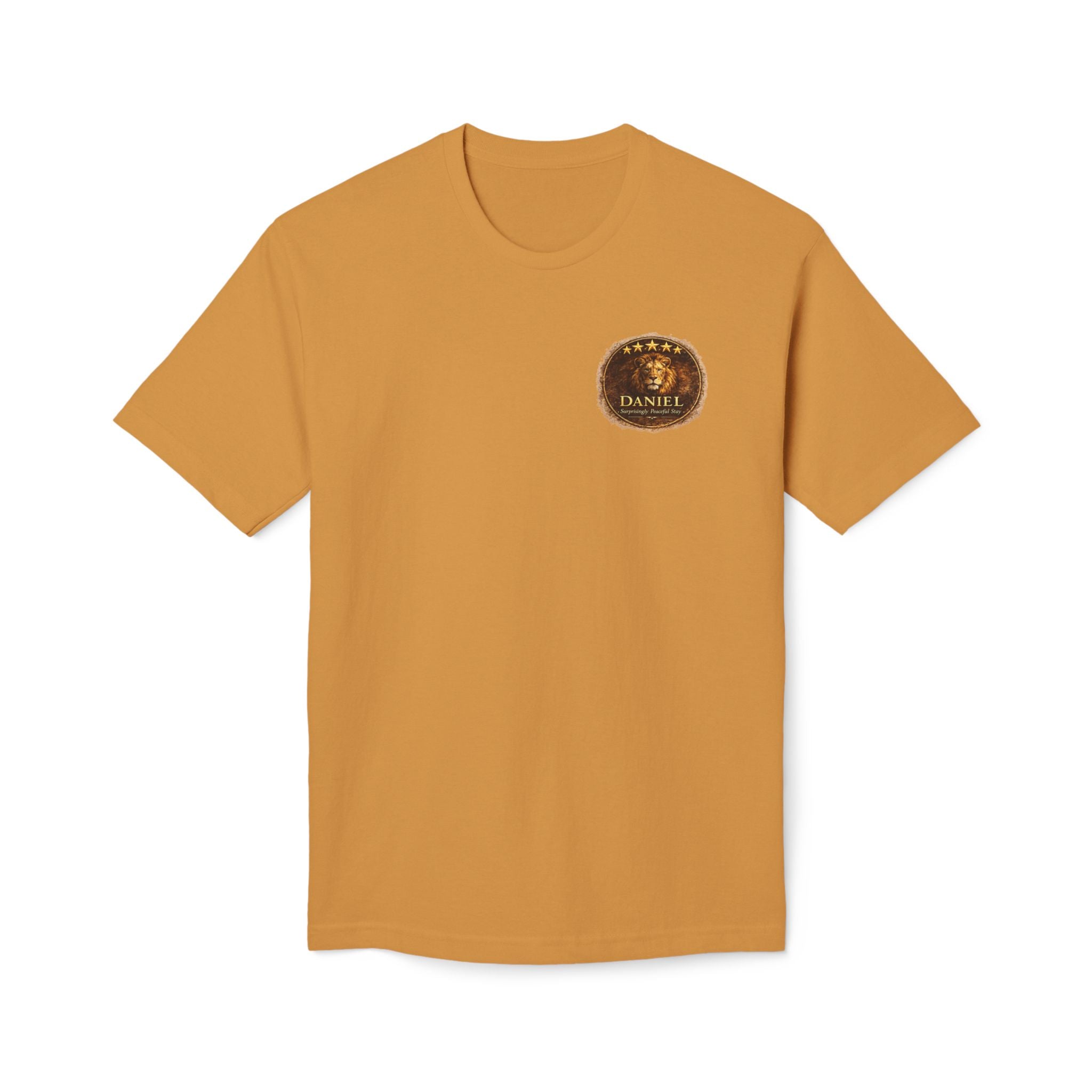 Daniel's Lion Den Stay T-Shirt | Five-Star Faith Series Christian Shirt | Faith Freedom Creations