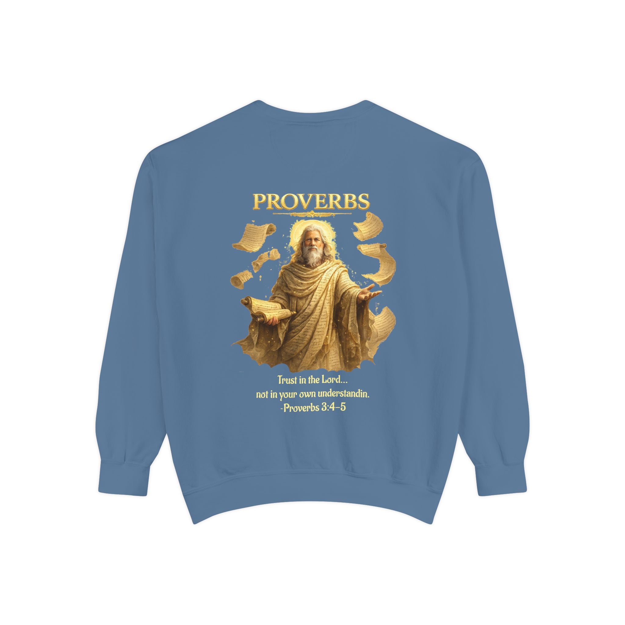 Proverbs Scripture Sweatshirt | Biblical Quote Christian Pullover | Inspirational Faith Crewneck