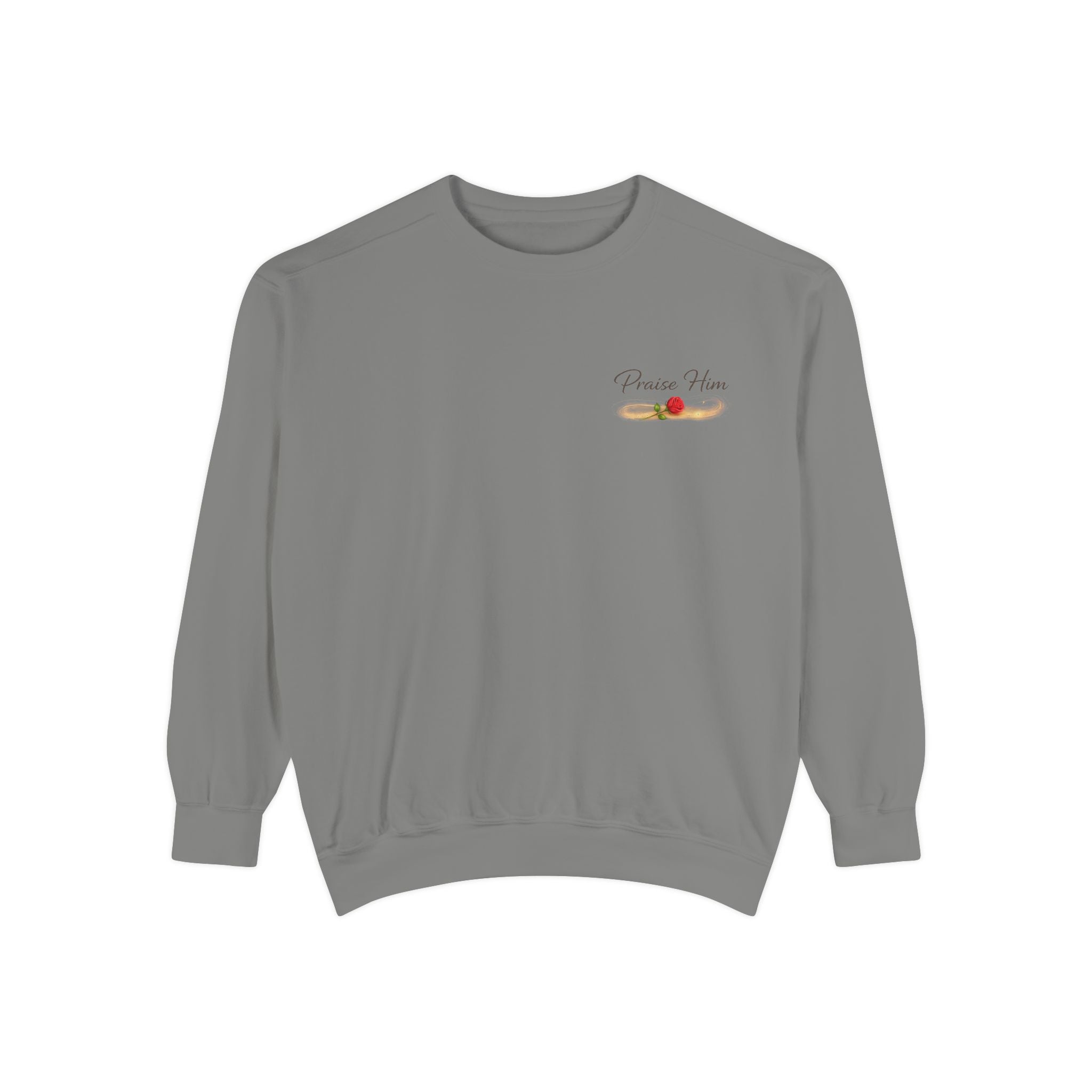 Psalm 34:1 Crewneck Sweatshirt | Inspirational Christian Graphic Sweatshirt | Faith Apparel