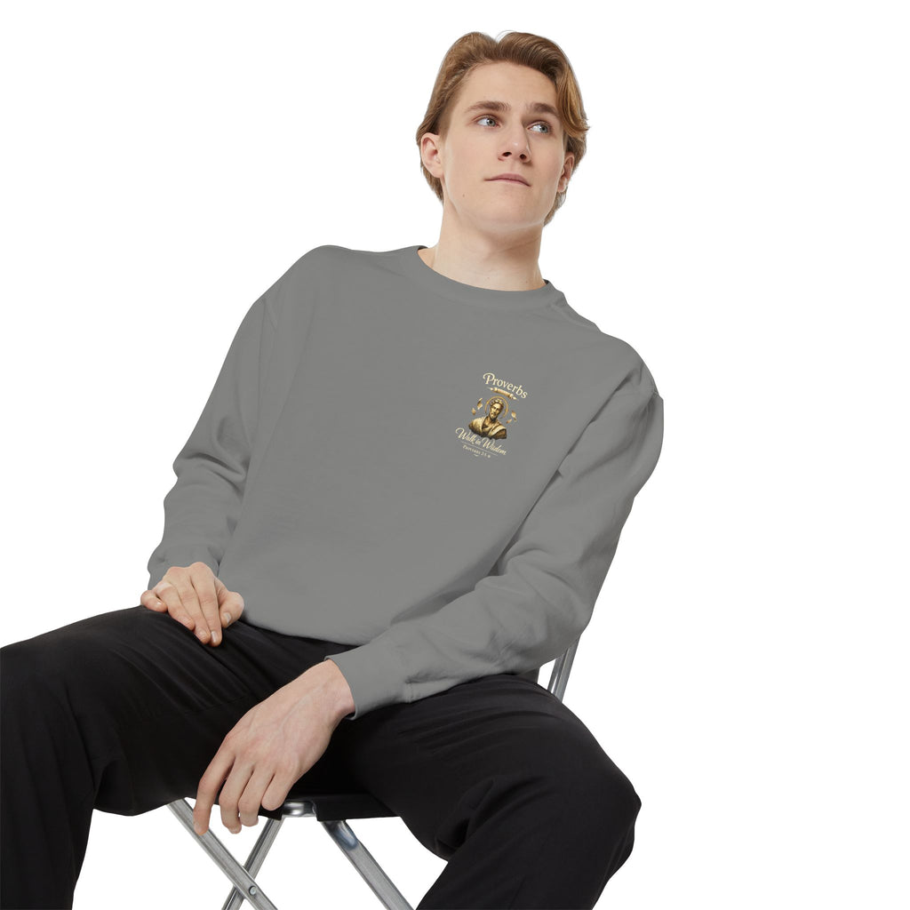 Proverbs Scripture Sweatshirt | Biblical Quote Christian Pullover | Inspirational Faith Crewneck