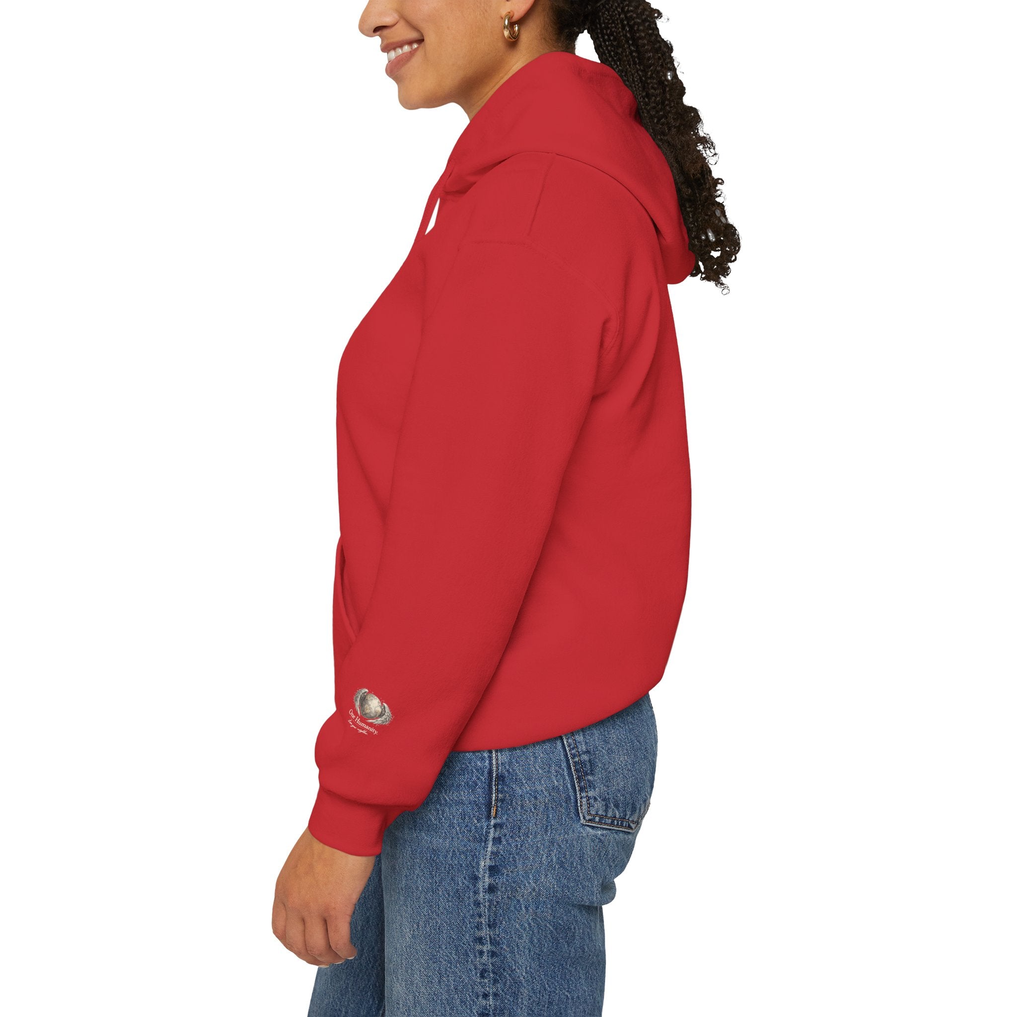 “Love People Anyway” Hoodie – Inspirational Script Graphic Sweatshirt | Compassion Message Pullover