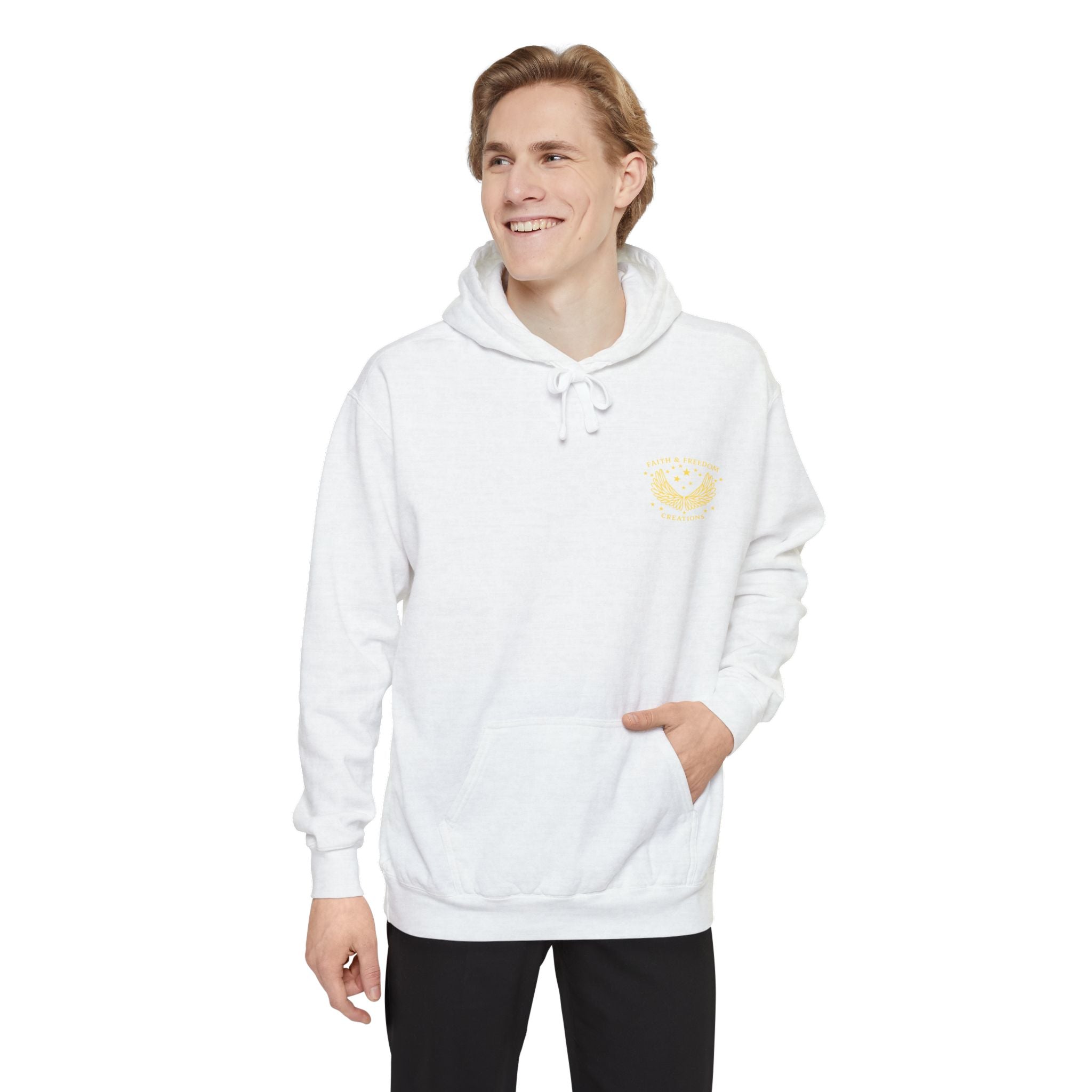 Manna Catering Co. – Hoodie | “Manna Review” Vintage Graphic – Five-Star Faith Series