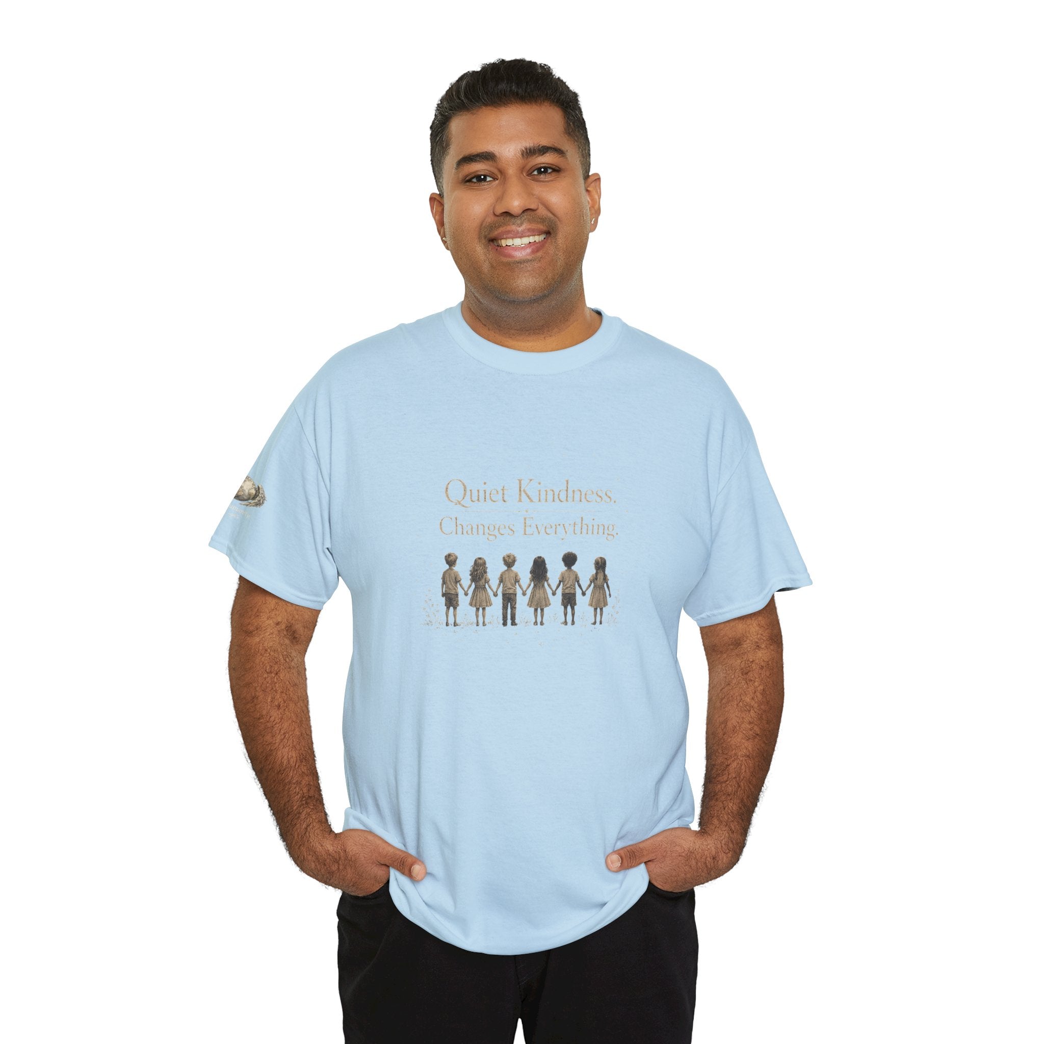 Kindness Graphic Tee – “Quiet Kindness Changes Everything” Inspirational T-Shirt