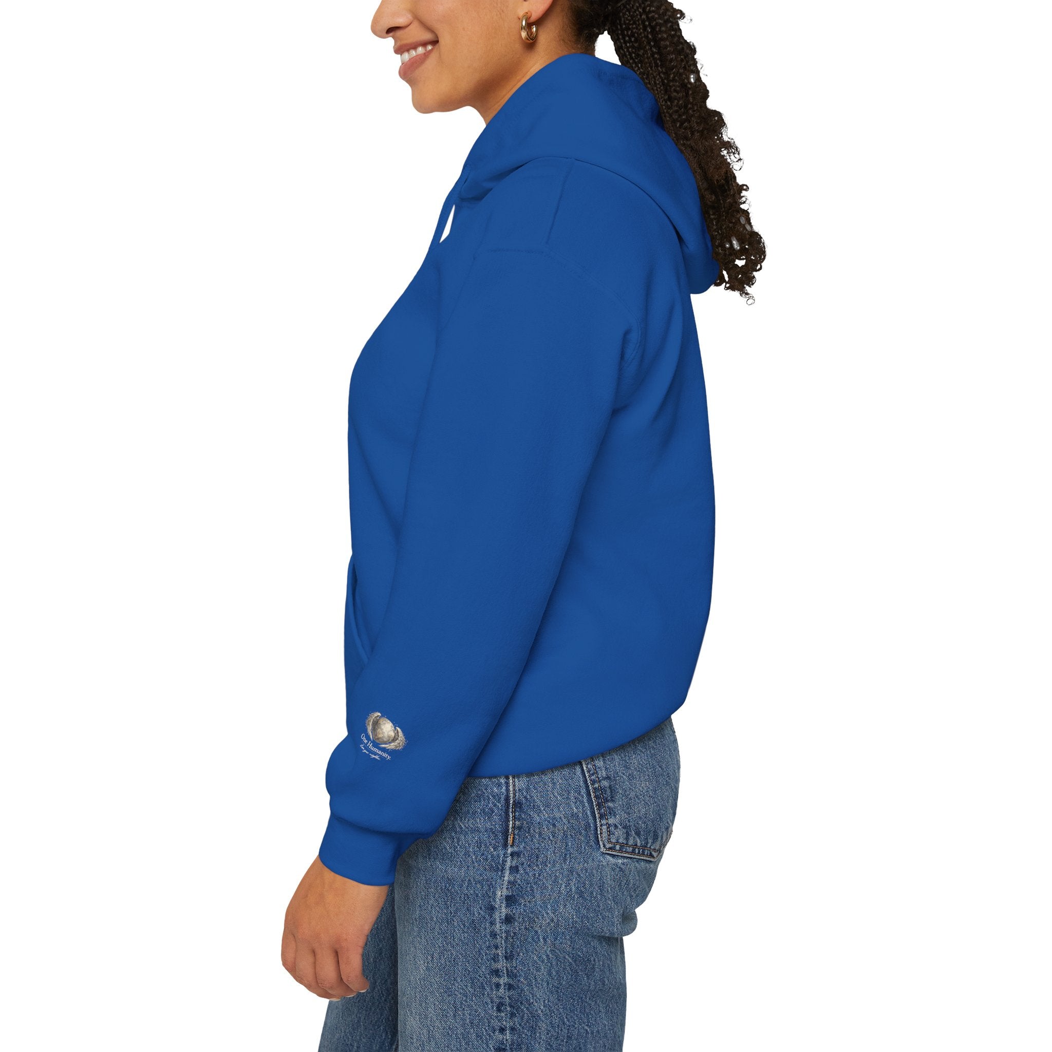 “Love People Anyway” Hoodie – Inspirational Script Graphic Sweatshirt | Compassion Message Pullover