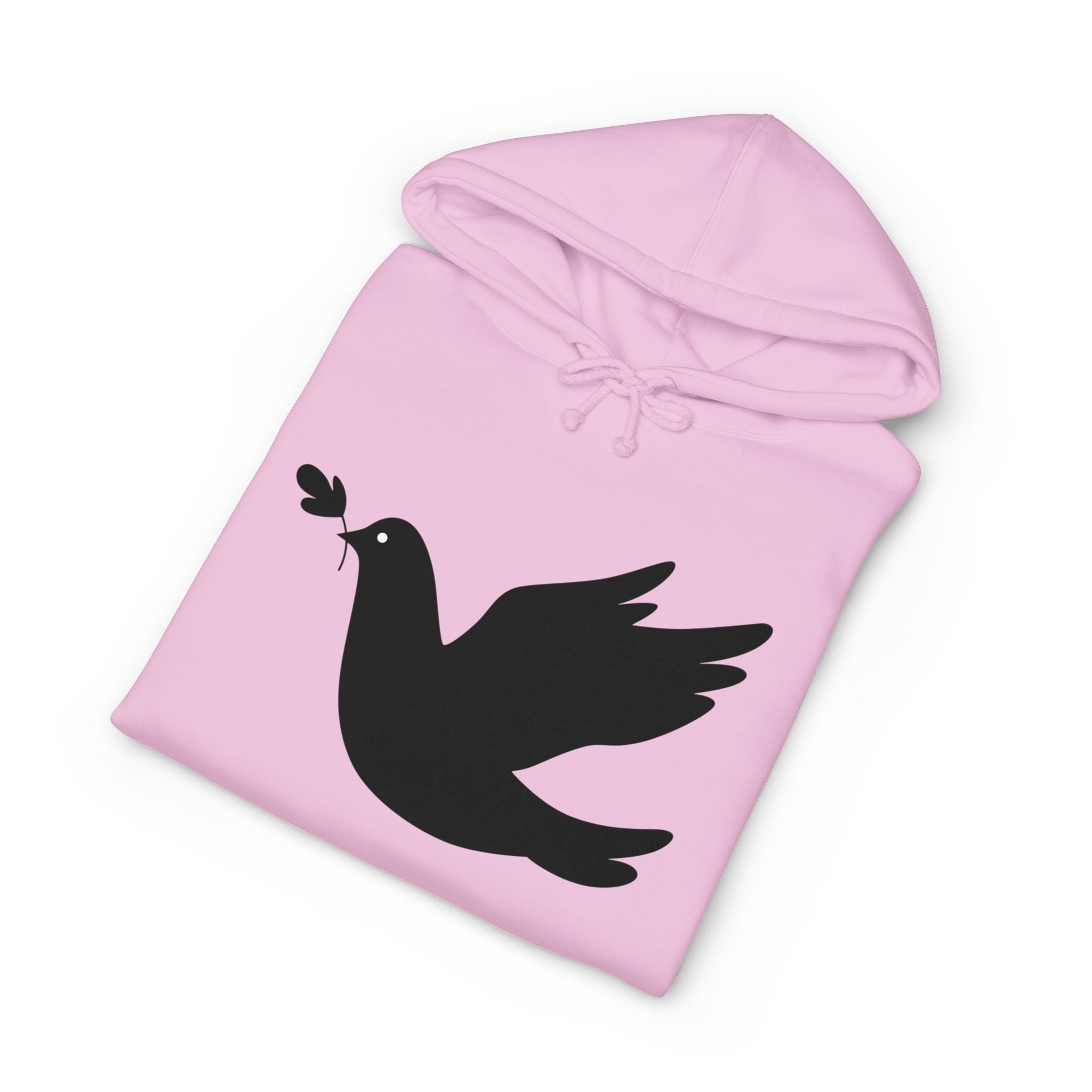 Psalm 27:1 Dove Hoodie – “The Lord is My Light & Salvation” Christian Sweatshirt | Faith Scripture Hoodie