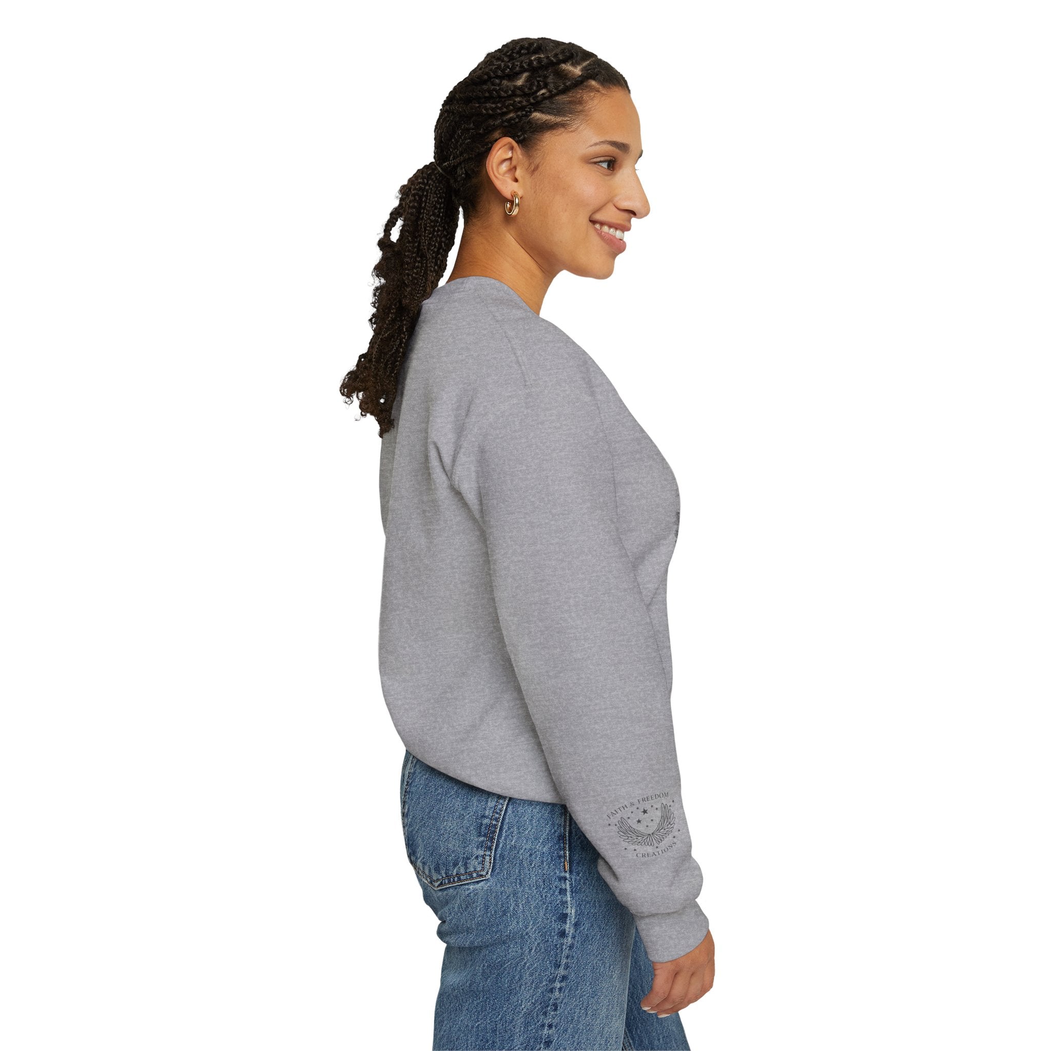 Tower of Babel – Crewneck Sweatshirt | “Review” Vintage Graphic – Five-Star Faith Series