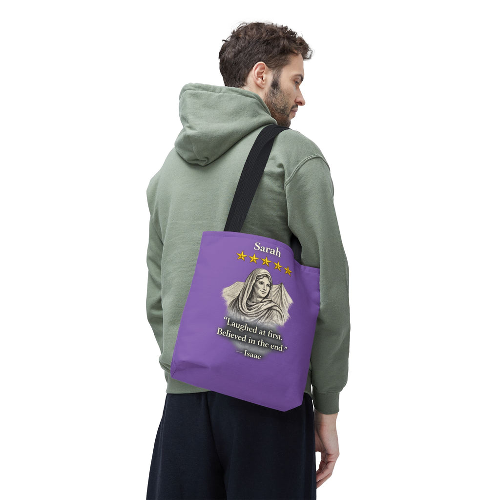 Sarah – Personalized Tote Bag | “Laughed at First. Believed in the End.” Review – Five-Star Faith Series