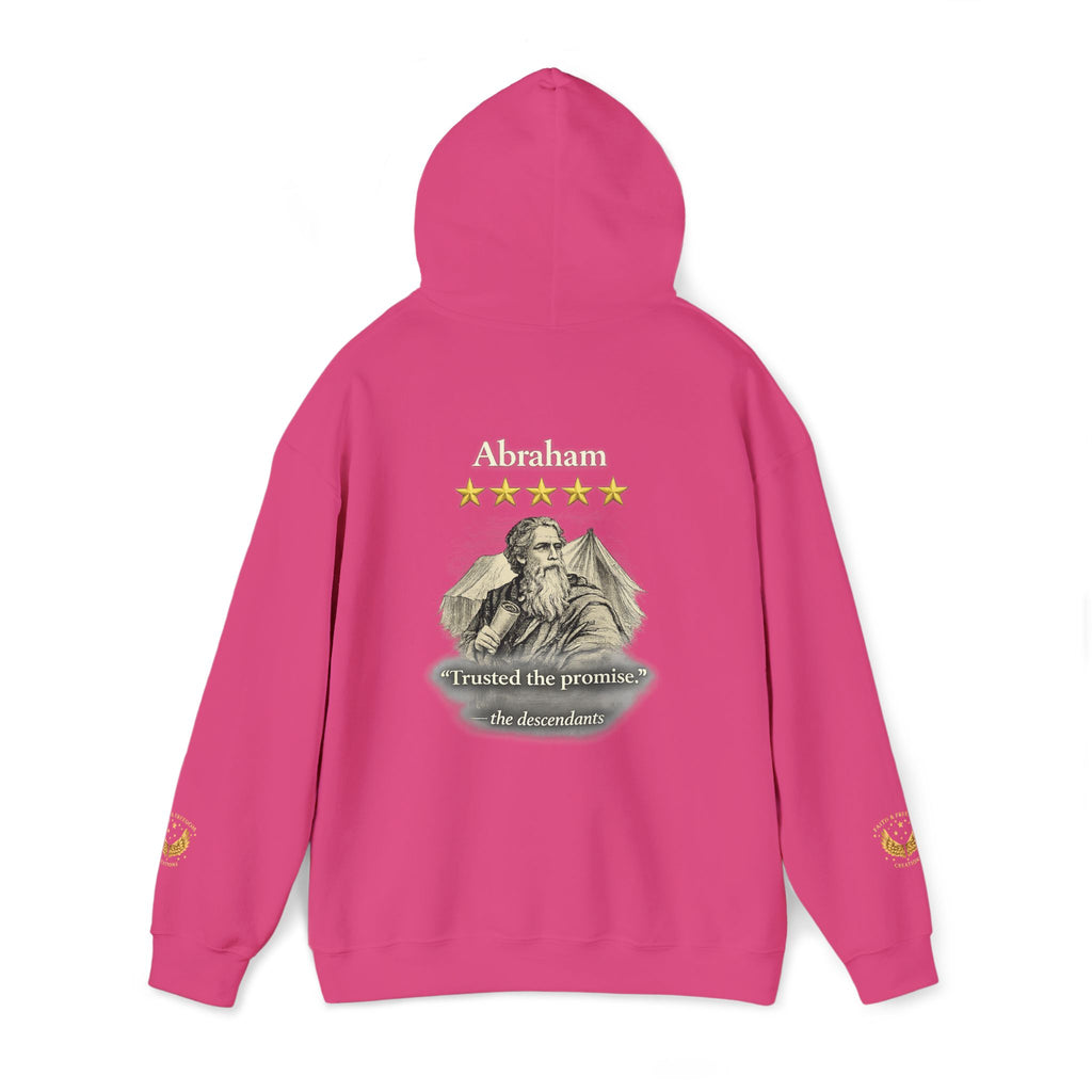 Abraham – Patriarch Hoodie | “I Trusted the Promise” Graphic – Five-Star Faith Series