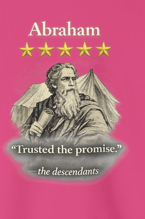 Abraham – Patriarch Hoodie | “I Trusted the Promise” Graphic – Five-Star Faith Series