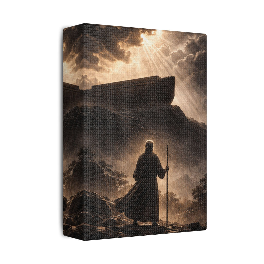 Noah After the Flood Canvas Print – Biblical Christian Wall Art