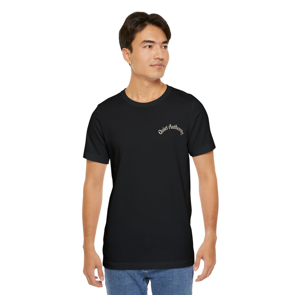 Michael Defeats Satan T-Shirt – Archangel Michael Christian Graphic Tee | Faith Spiritual Apparel