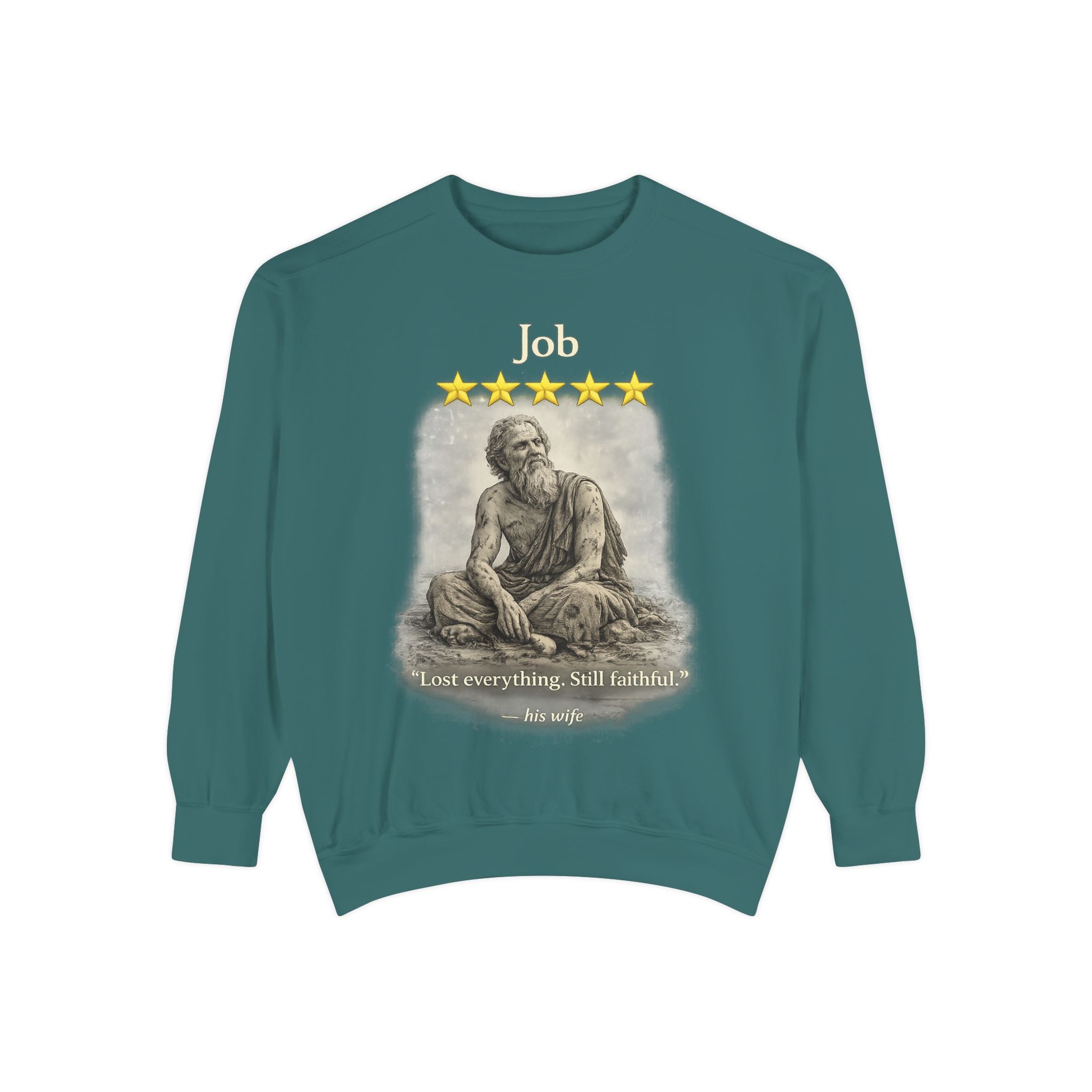 Faithful Through It All Sweatshirt — "I Lost Everything, Still Faithful" Christian Pullover-⭐ Five-Star Faith Series⭐