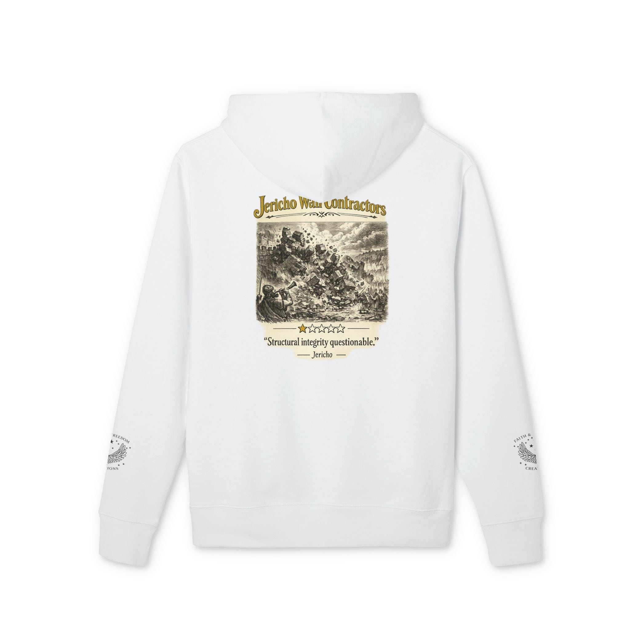 Vintage Mountain Graphic Hoodie — Jacob's Review "Sincere Integrity Questionable" Crew