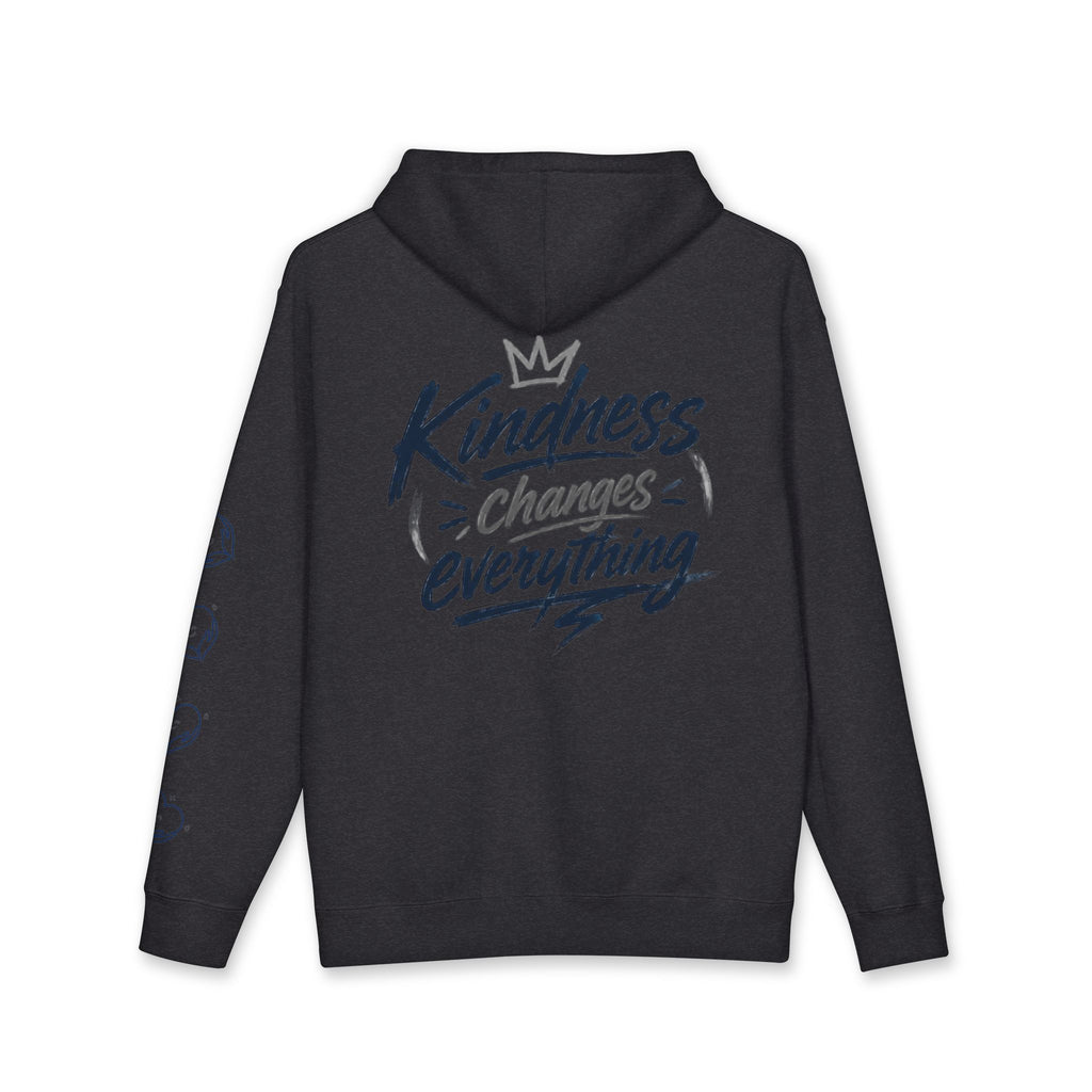 Kindness Changes Everything Hoodie – Heart Hands Graphic Inspirational Pullover